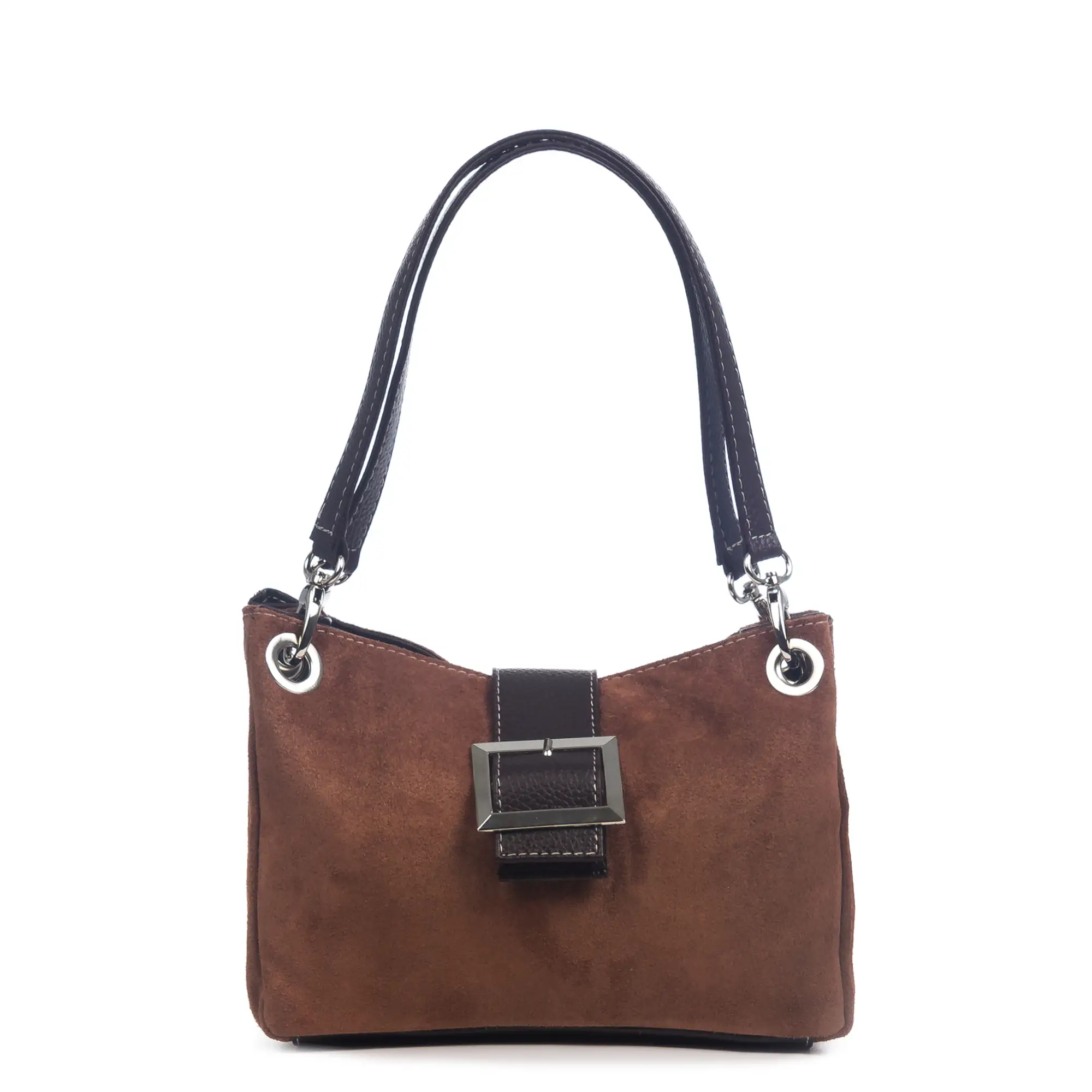 Anzio Bolso de hombro Mujer.Piel auténtica Gamuza  