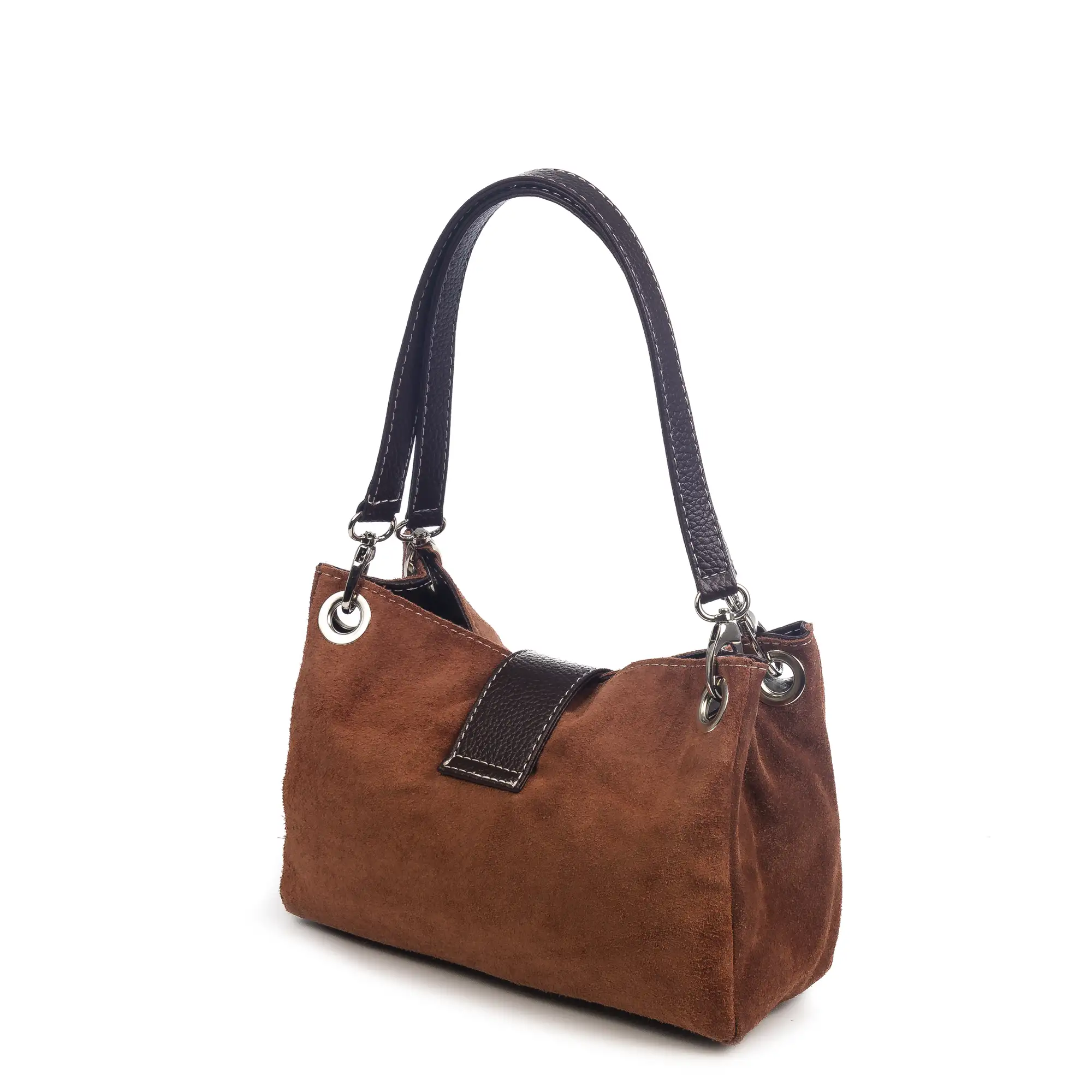 Anzio Bolso de hombro Mujer.Piel auténtica Gamuza  