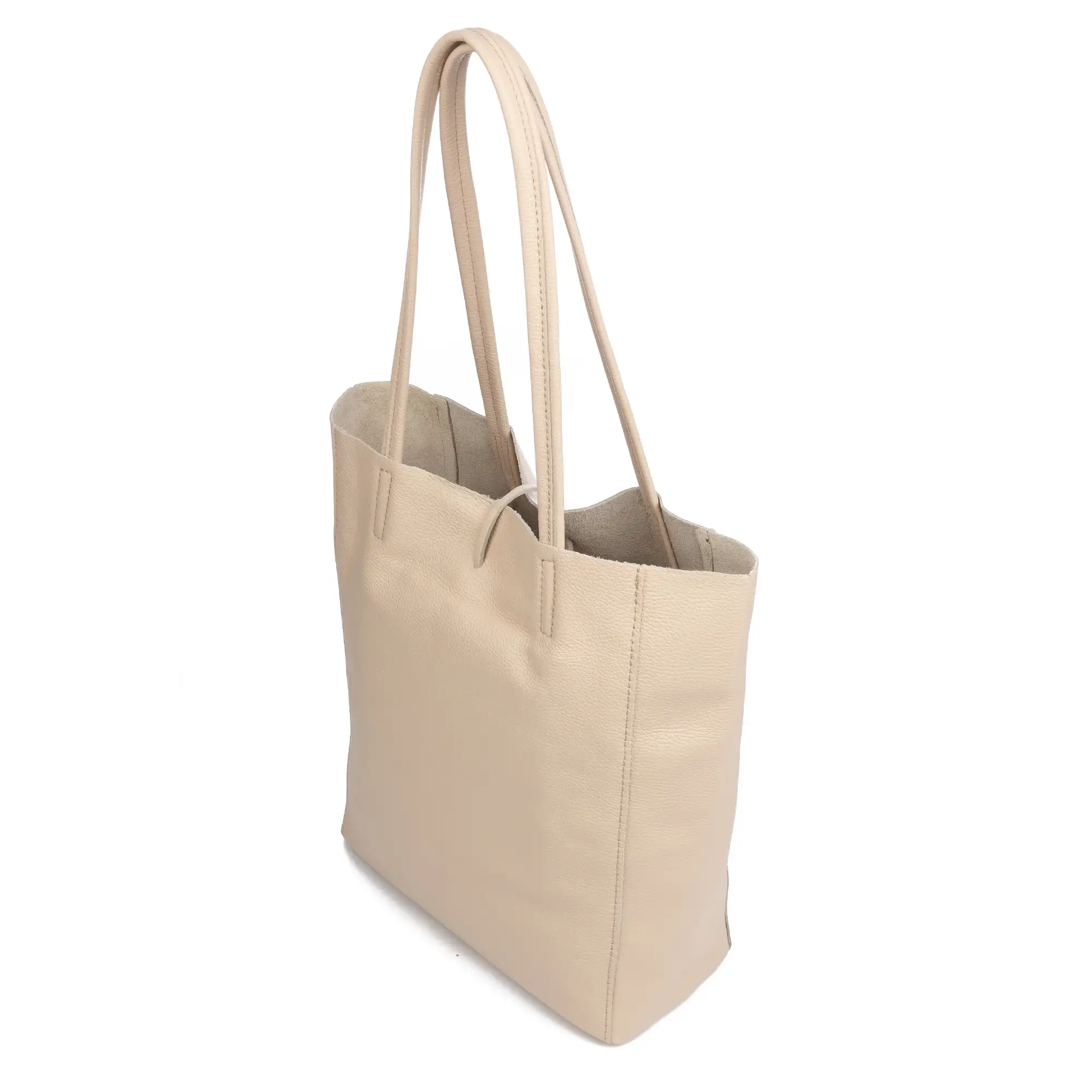 Sefora Bolso Shopper Mujer. Piel auténtica Dollaro.