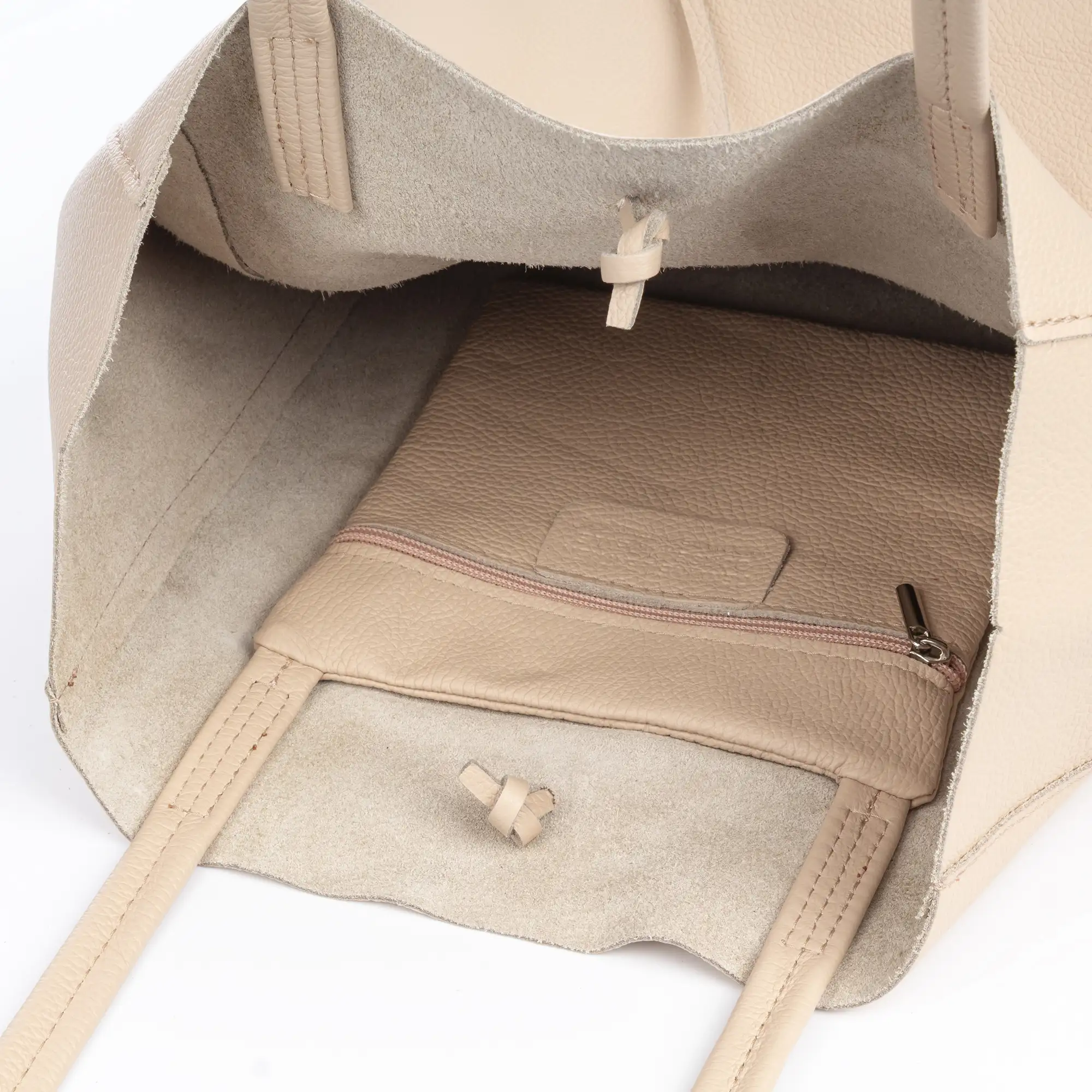 Sefora Bolso Shopper Mujer. Piel auténtica Dollaro.