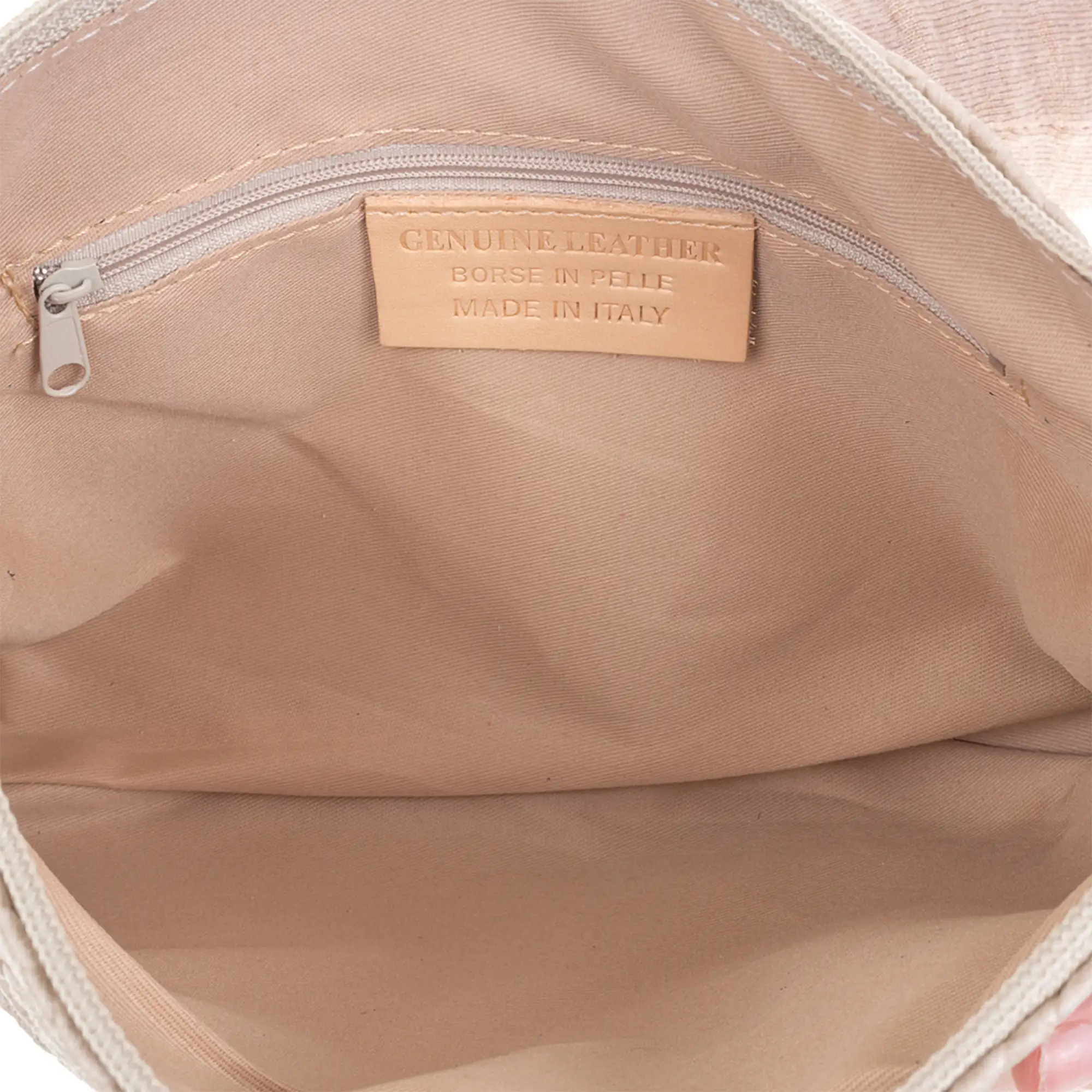 Oderzo Bolso bandolera Mujer.Piel auténtica Gamuza Grabado Espiga 