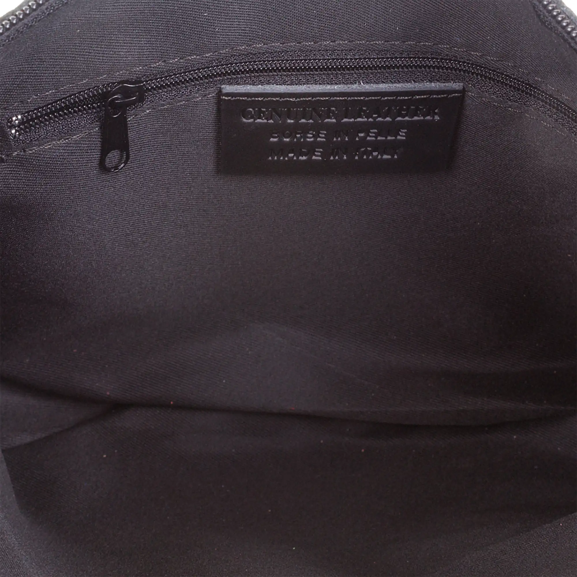 Oderzo Bolso bandolera Mujer.Piel auténtica Gamuza Grabado Espiga 