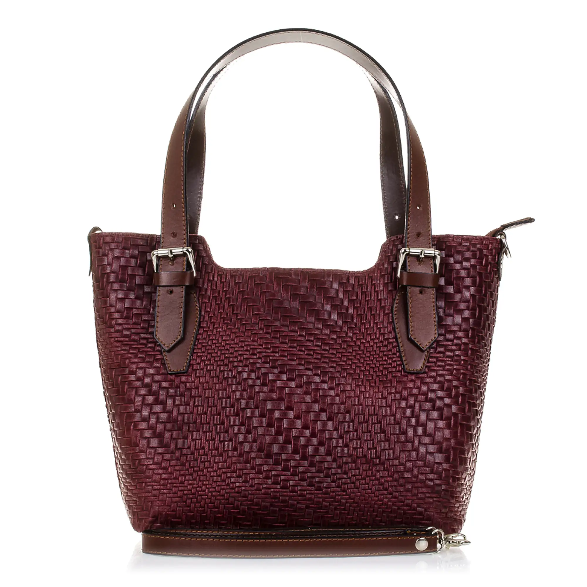 Arezzo Bolso tote Mujer.Piel auténtica Gamuza Grabado Entrelazado 