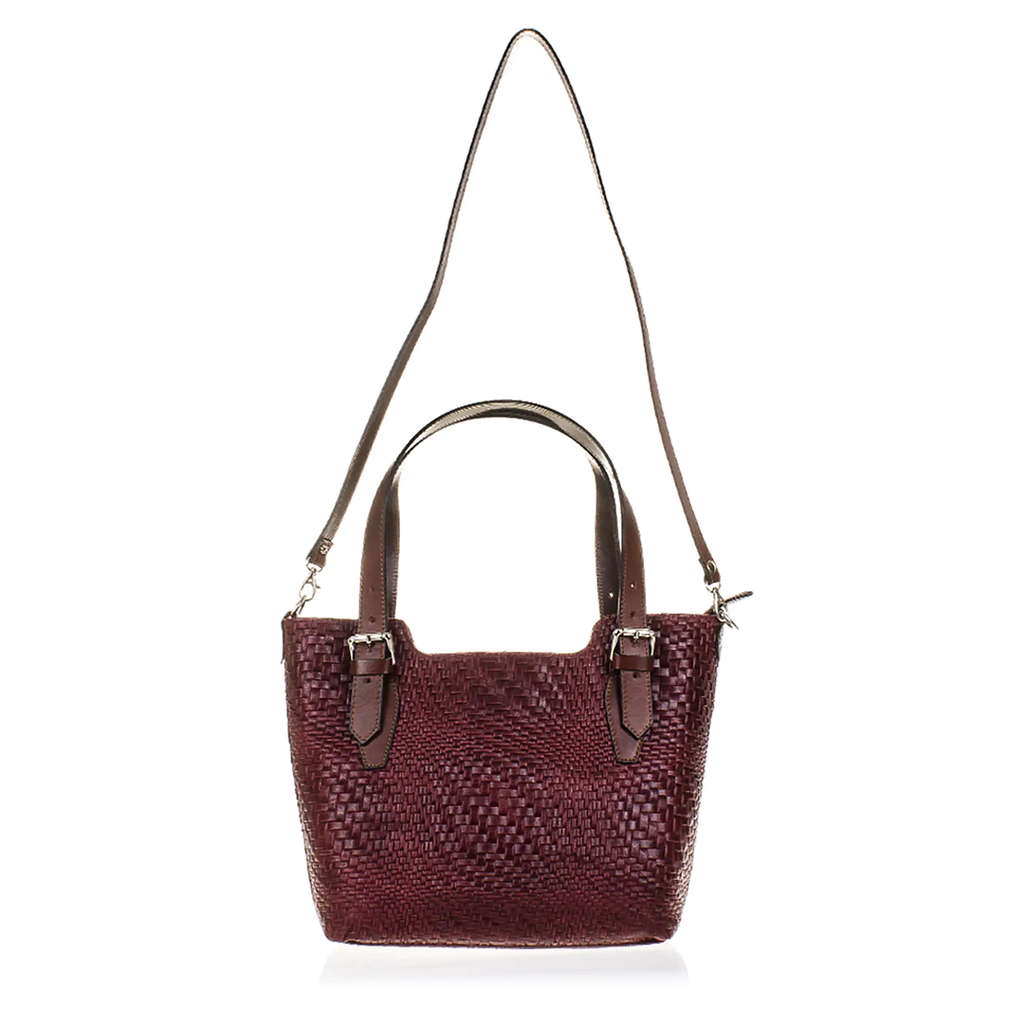 Arezzo Bolso tote Mujer.Piel auténtica Gamuza Grabado Entrelazado 