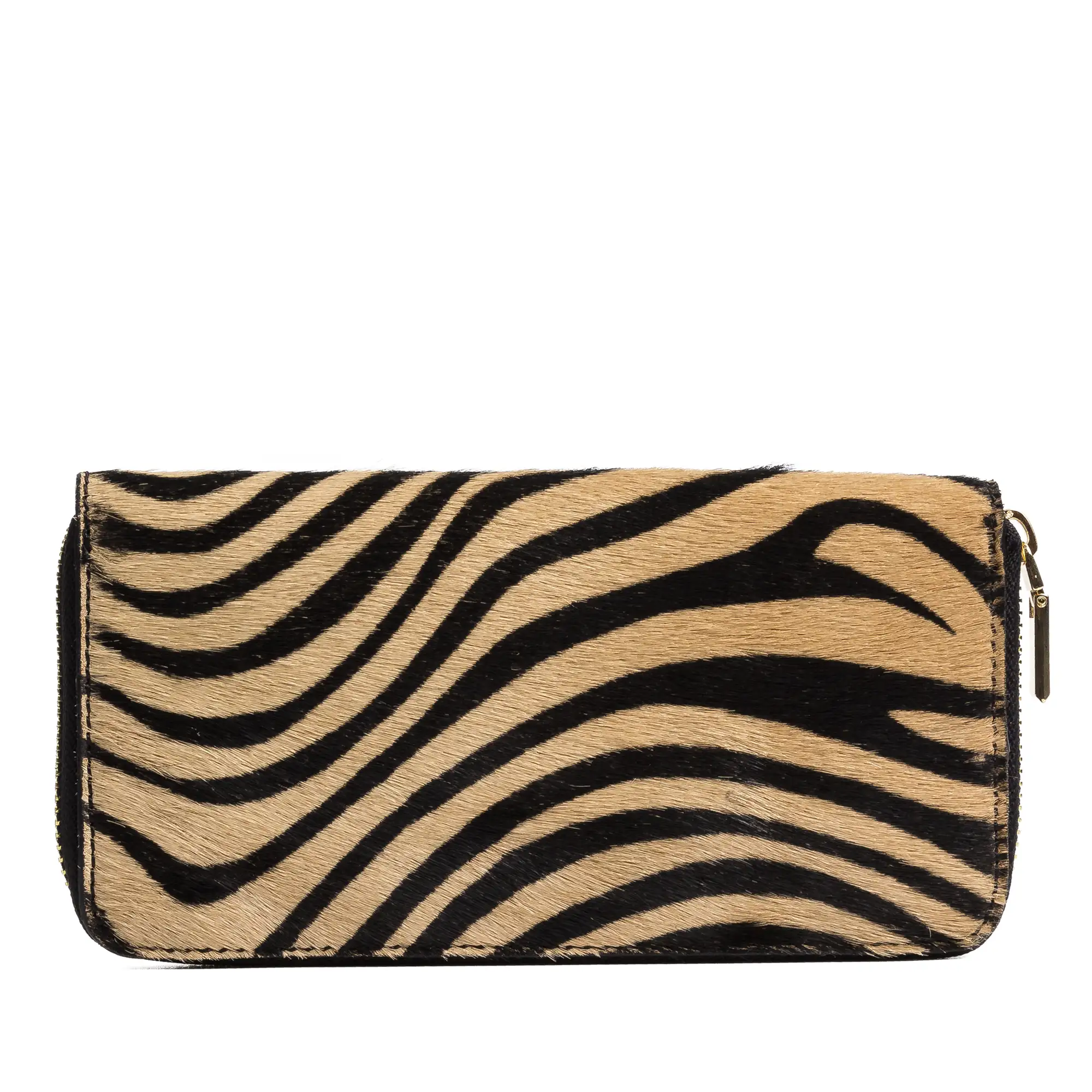 Stella Cartera Mujer Mujer. Piel auténtica Cavallino Tigre