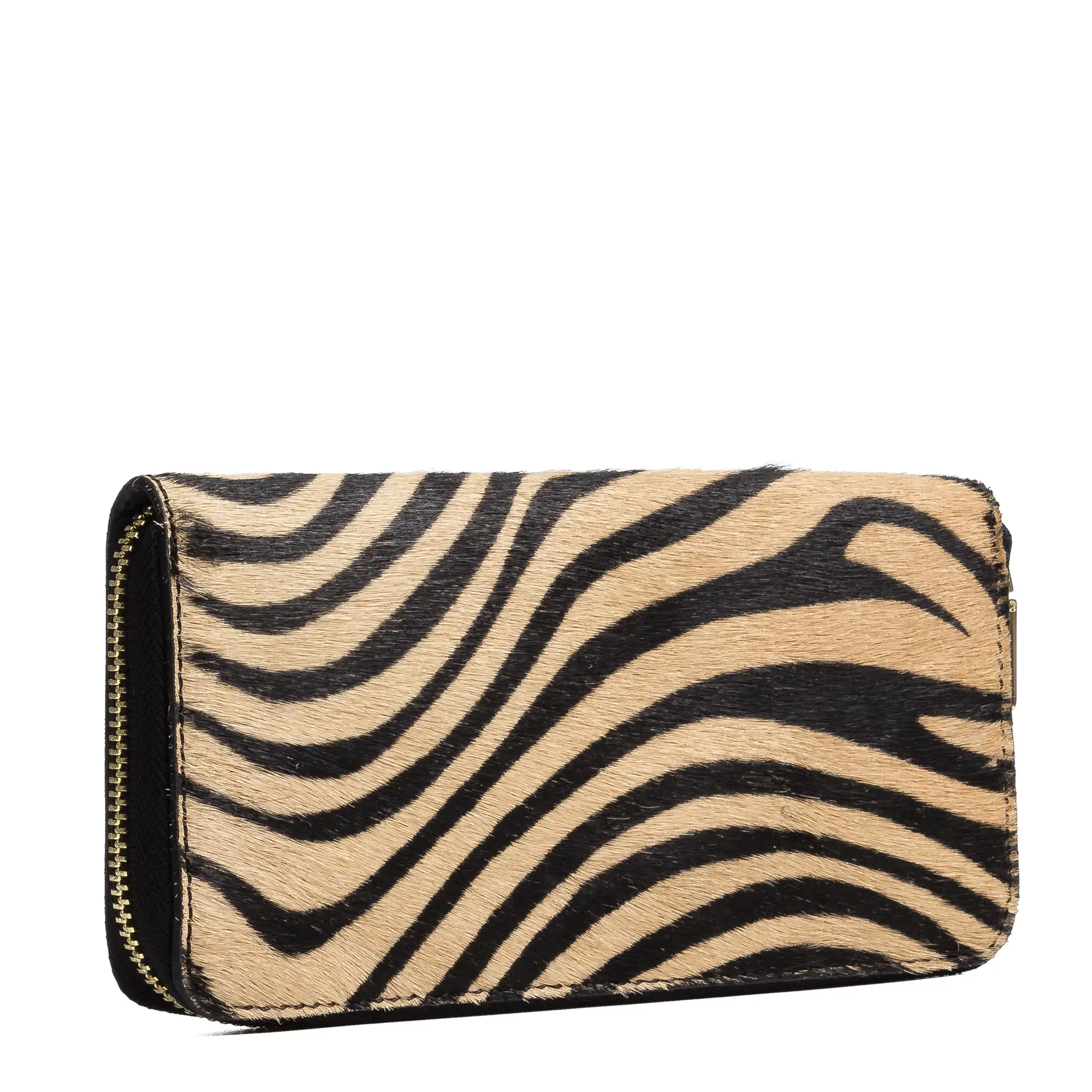 Stella Cartera Mujer Mujer. Piel auténtica Cavallino Tigre