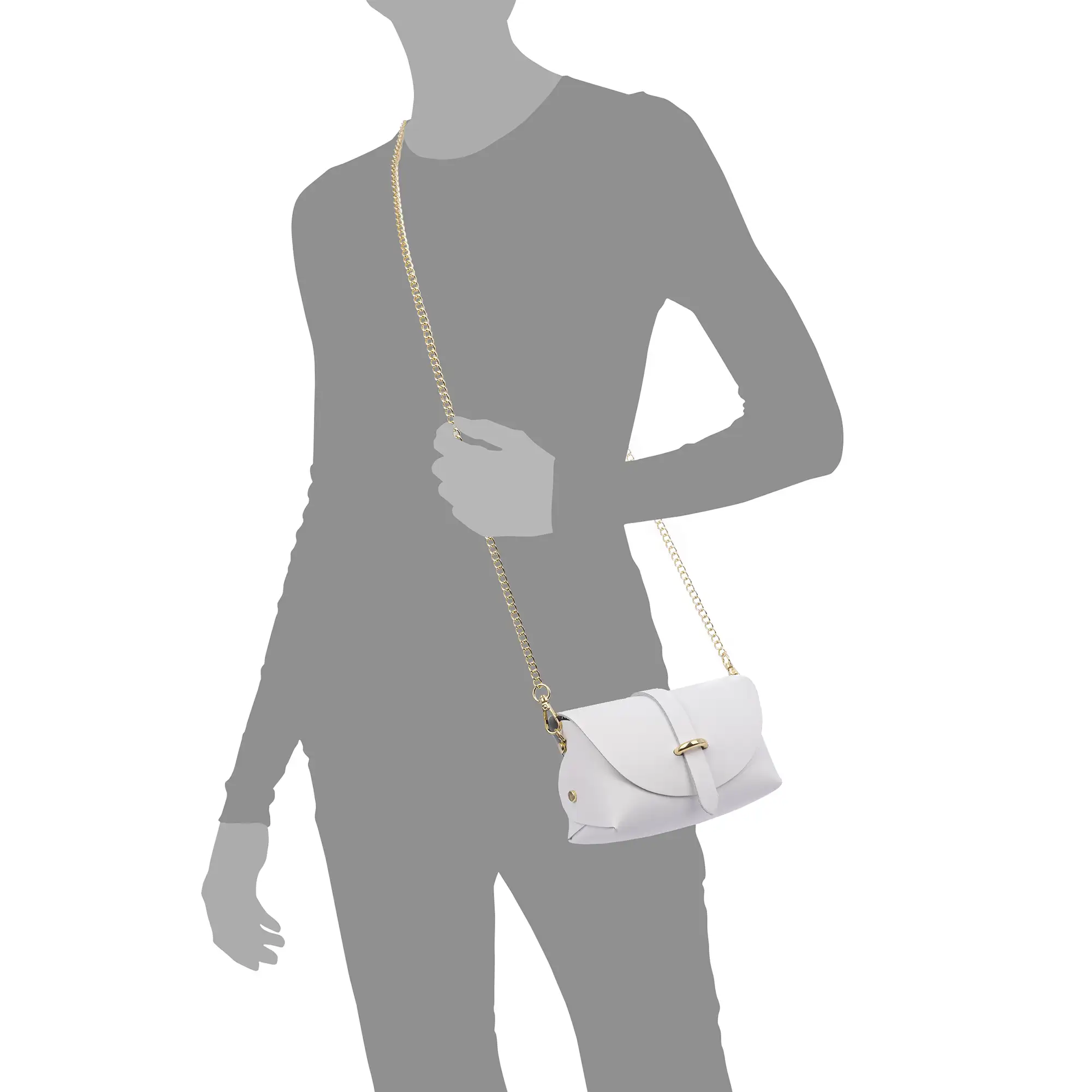 Aurora Bolso bandolera Mujer. Piel auténtica Ruga.