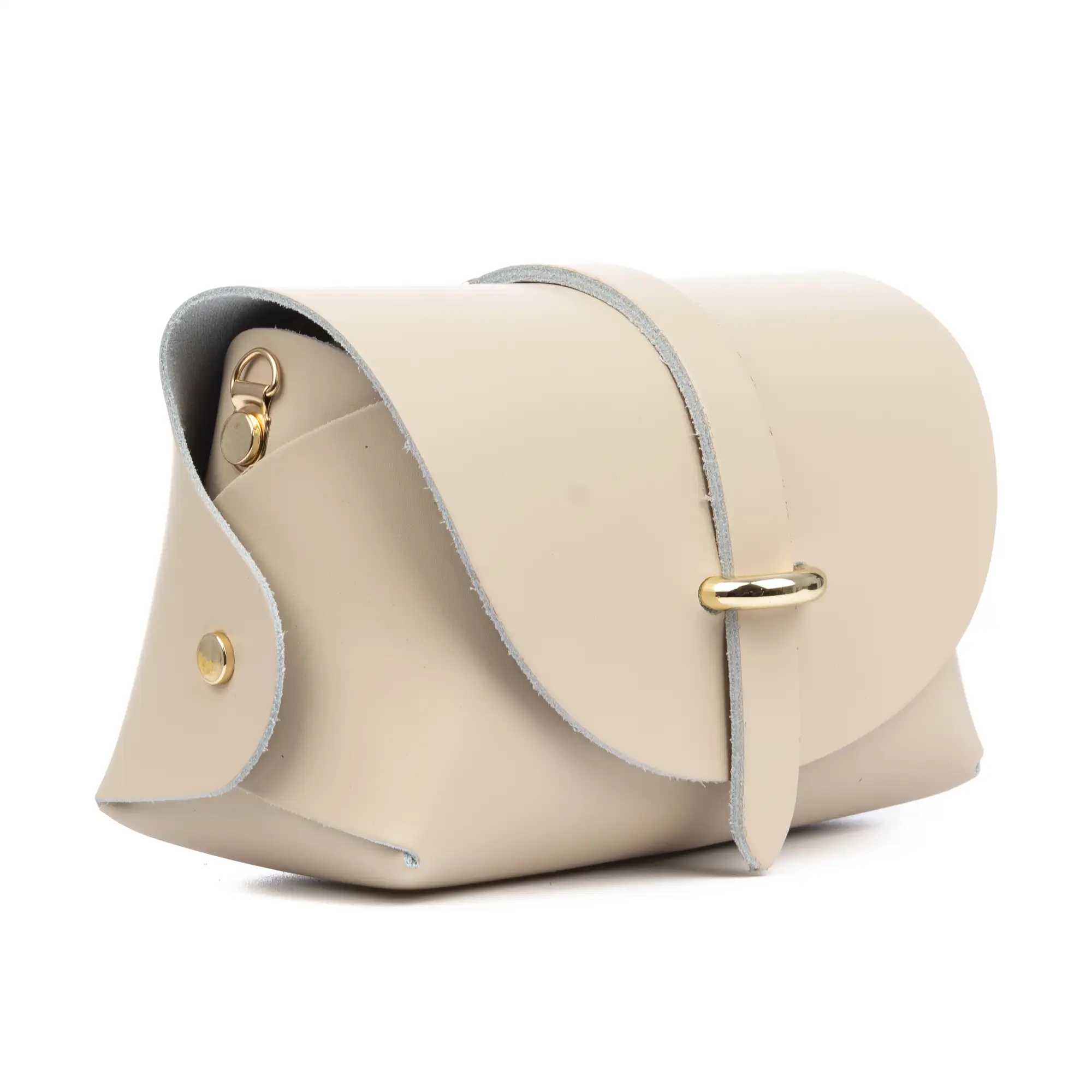 Aurora Bolso bandolera Mujer. Piel auténtica Ruga