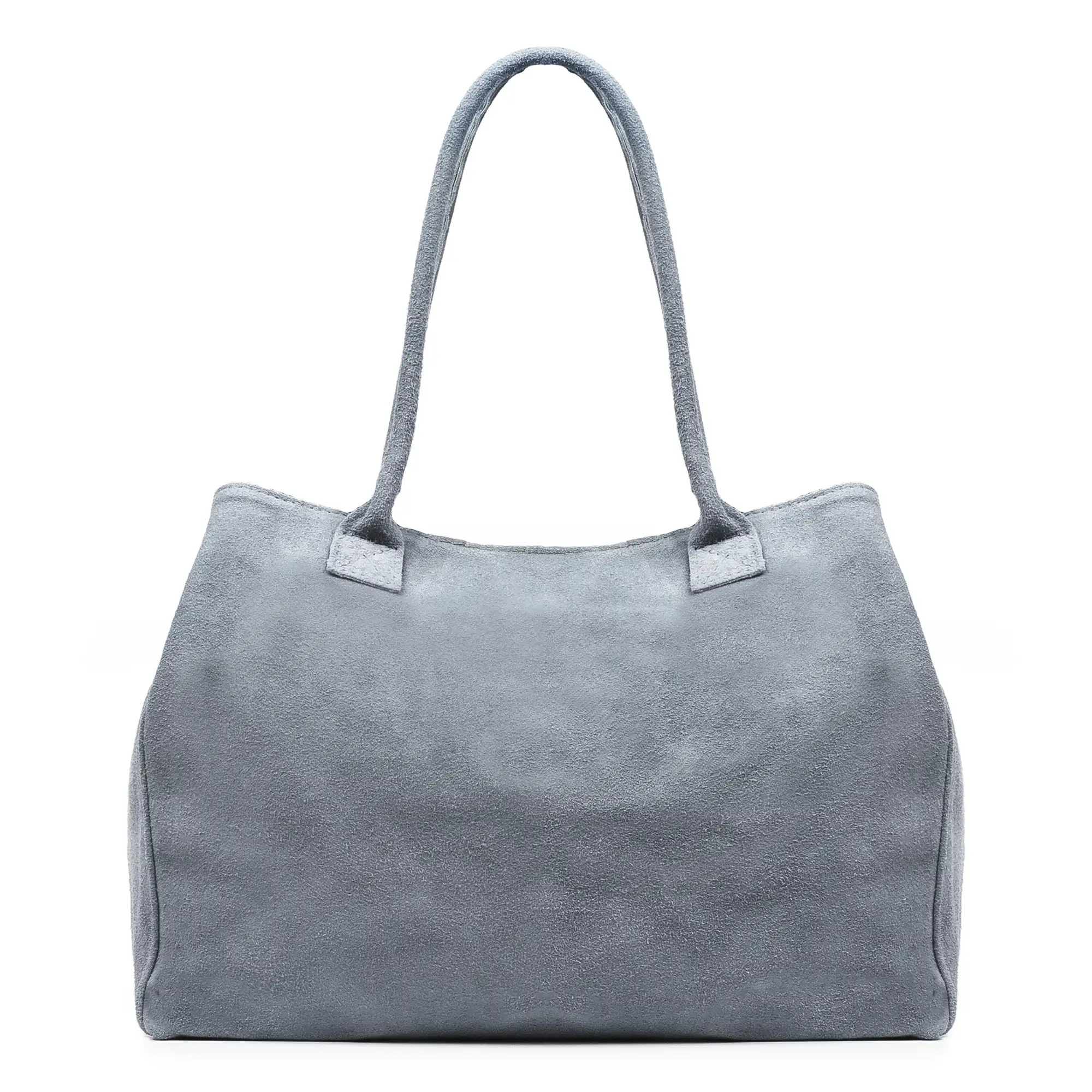 Annagrazia Bolso Shopper Mujer.Piel auténtica Gamuza.