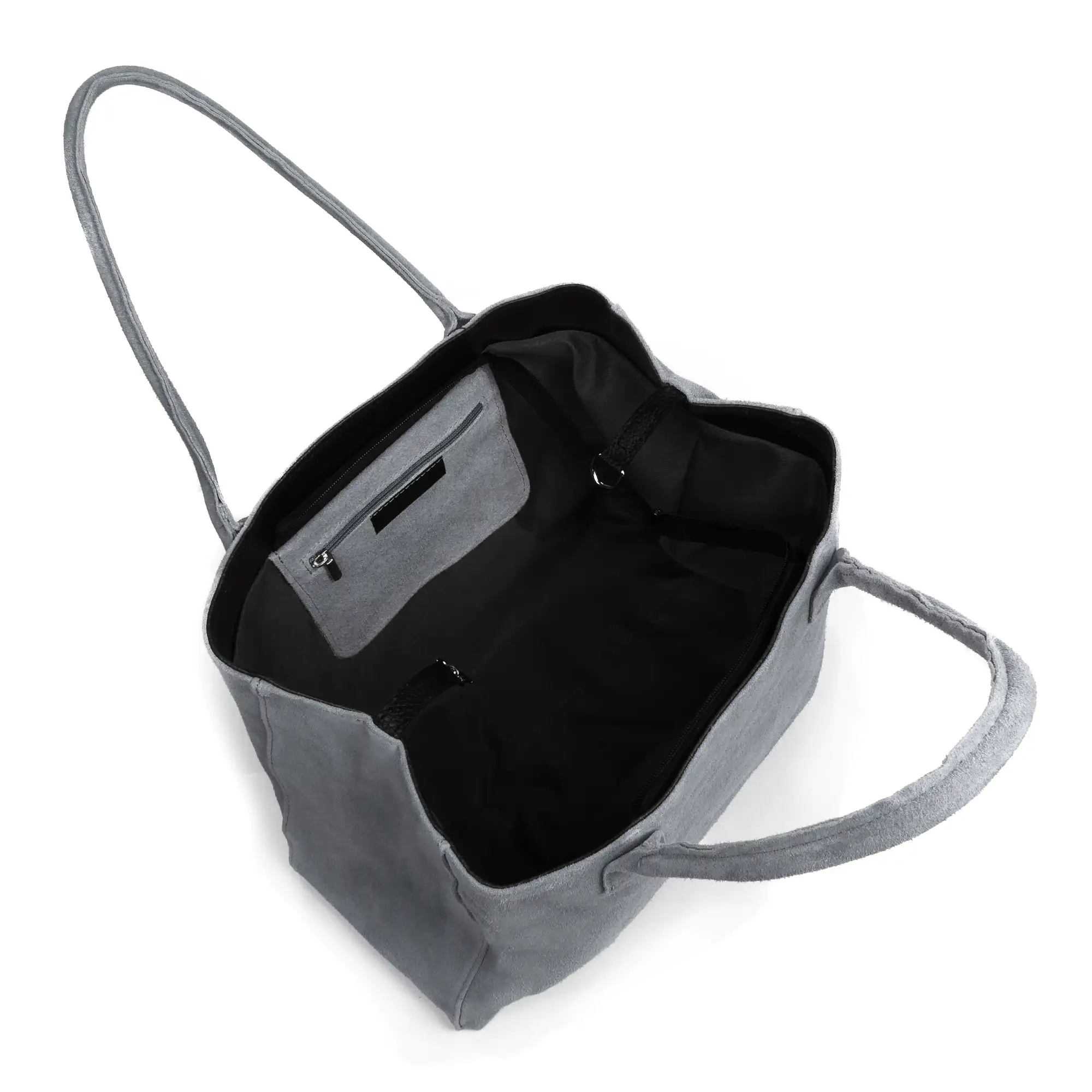 Annagrazia Bolso Shopper Mujer.Piel auténtica Gamuza.