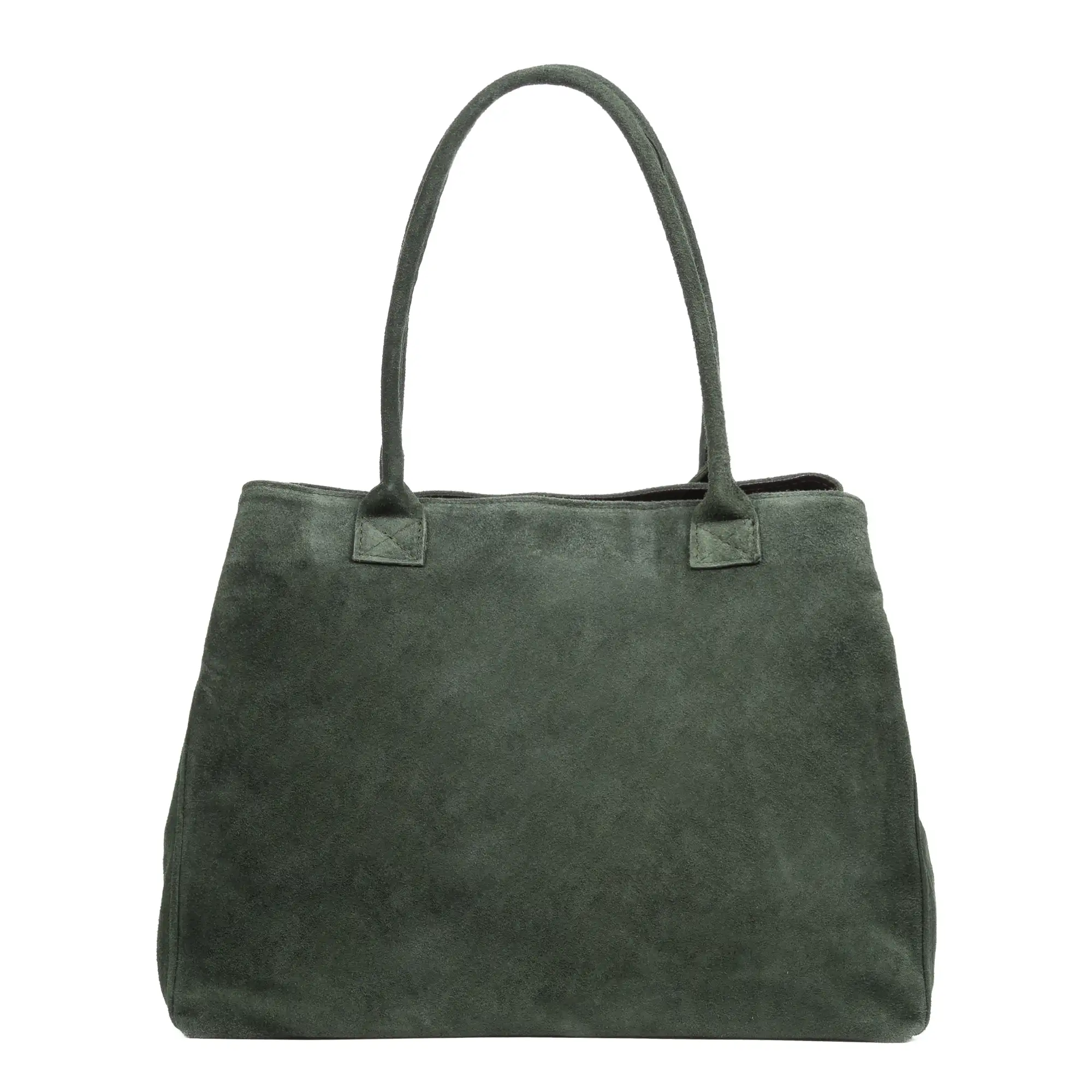 Annagrazia Bolso Shopper Mujer. Piel auténtica Gamuza.