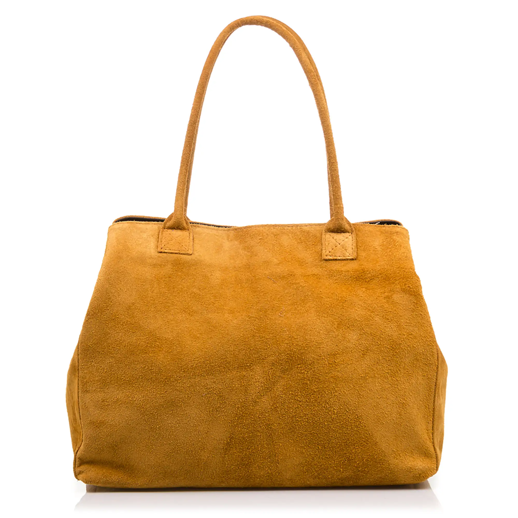 Annagrazia Bolso Shopper Mujer.Piel auténtica Gamuza  