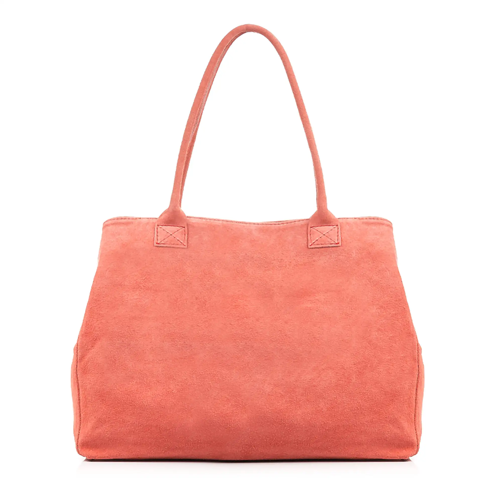 Annagrazia Bolso Shopper Mujer.Piel auténtica Gamuza  