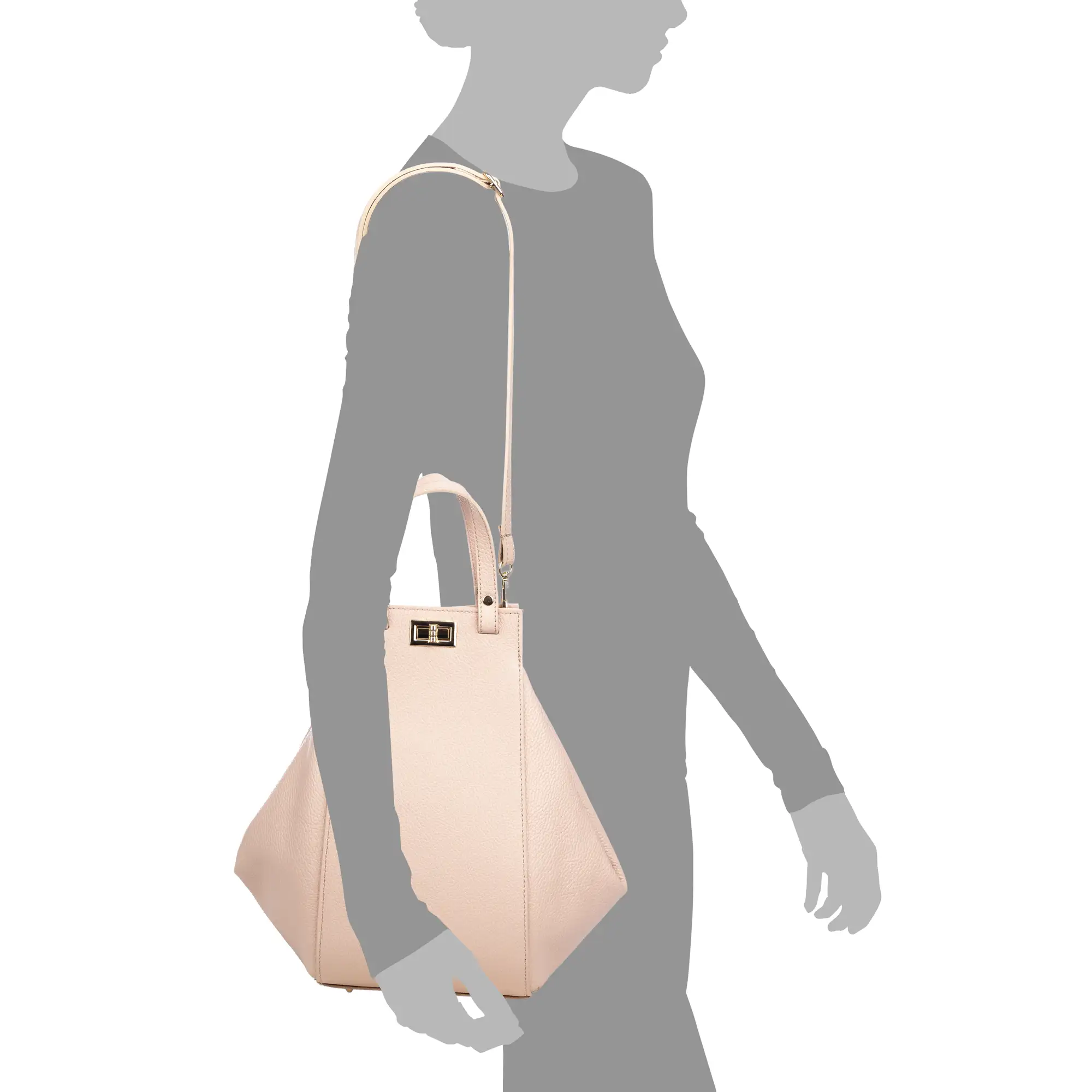 Giusta Bolso de hombro Mujer. Piel auténtica Dollaro.