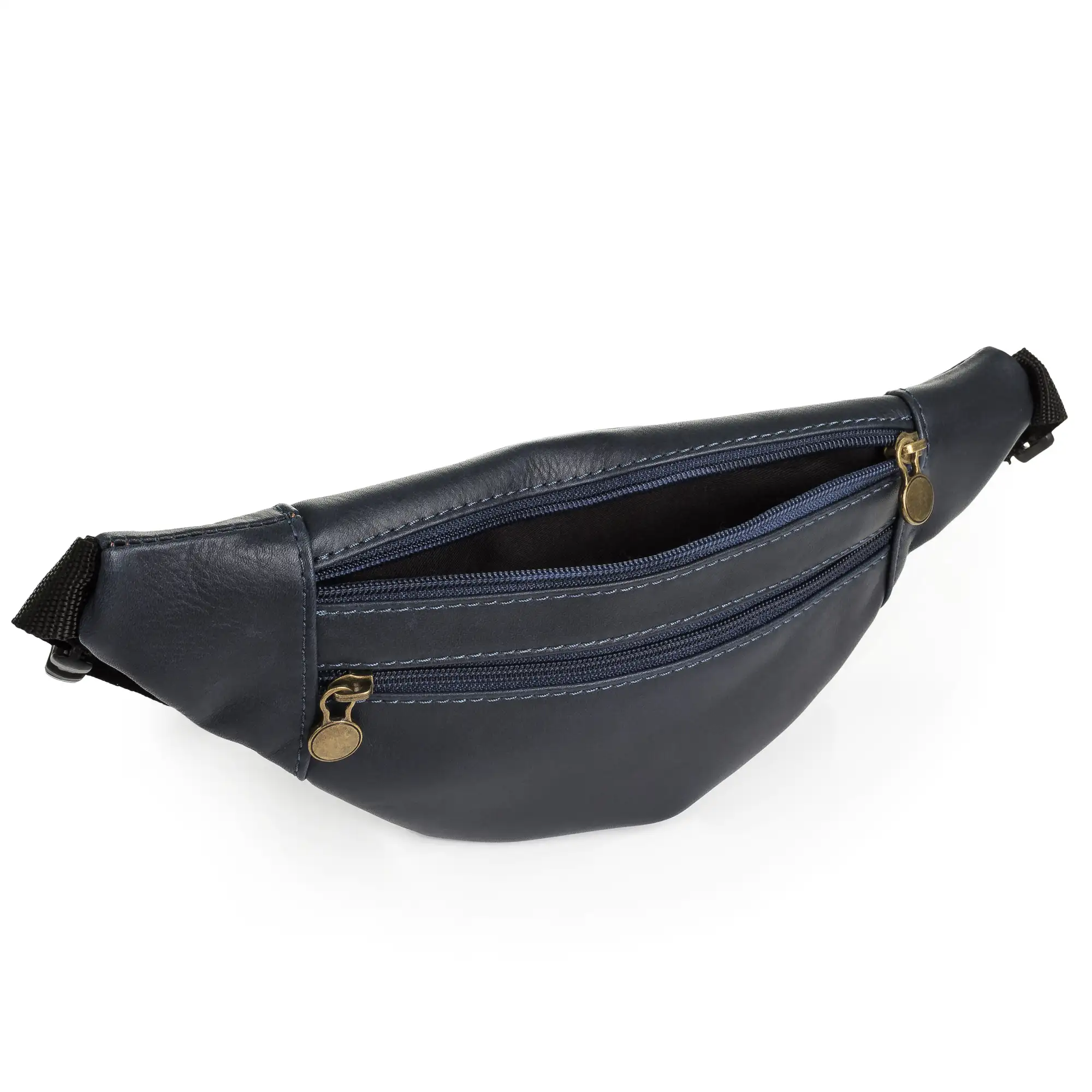 Clara Riñonera de moda Unisex.Piel auténtica Sauvage