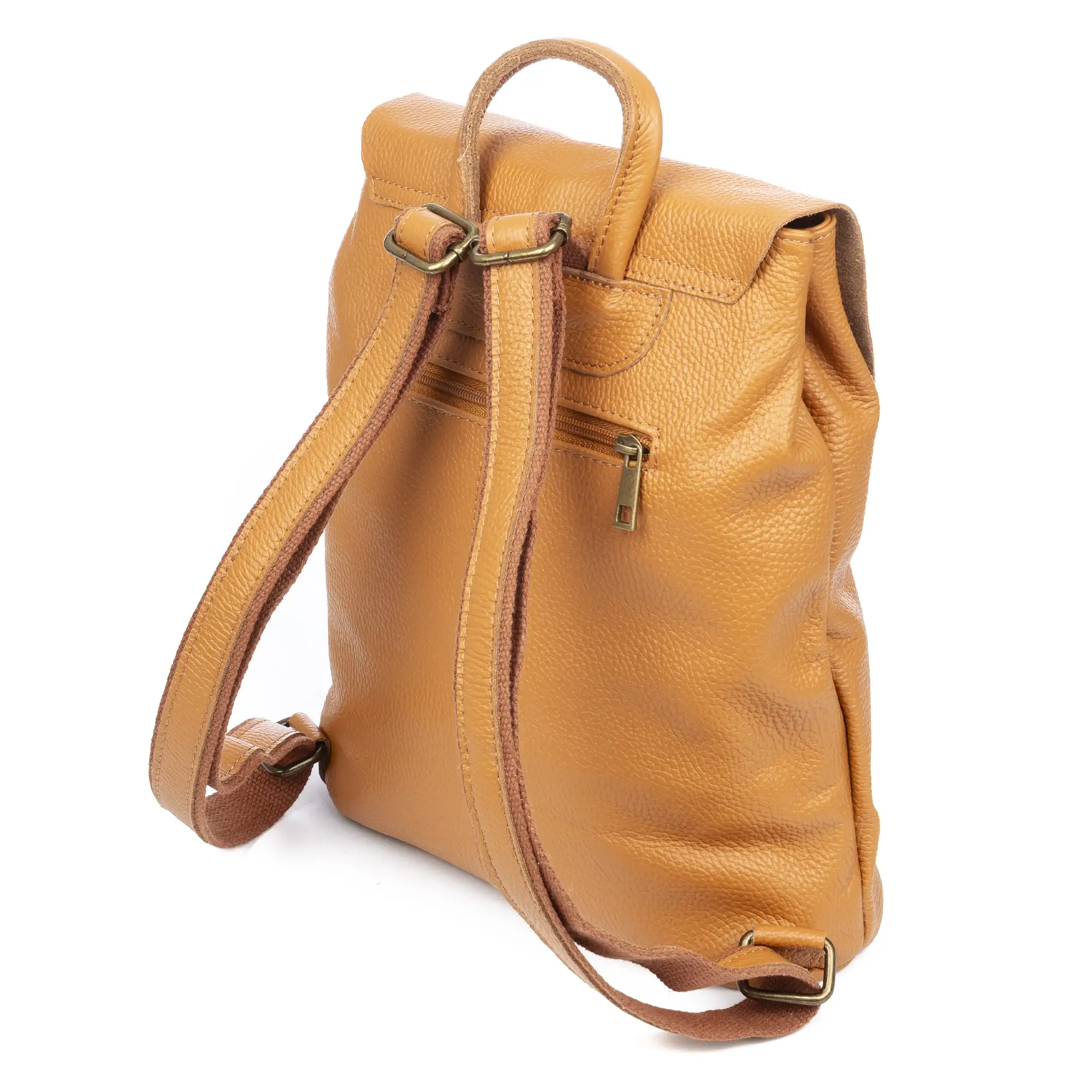 Asia Bolso mochila Mujer. Piel auténtica Dollaro.