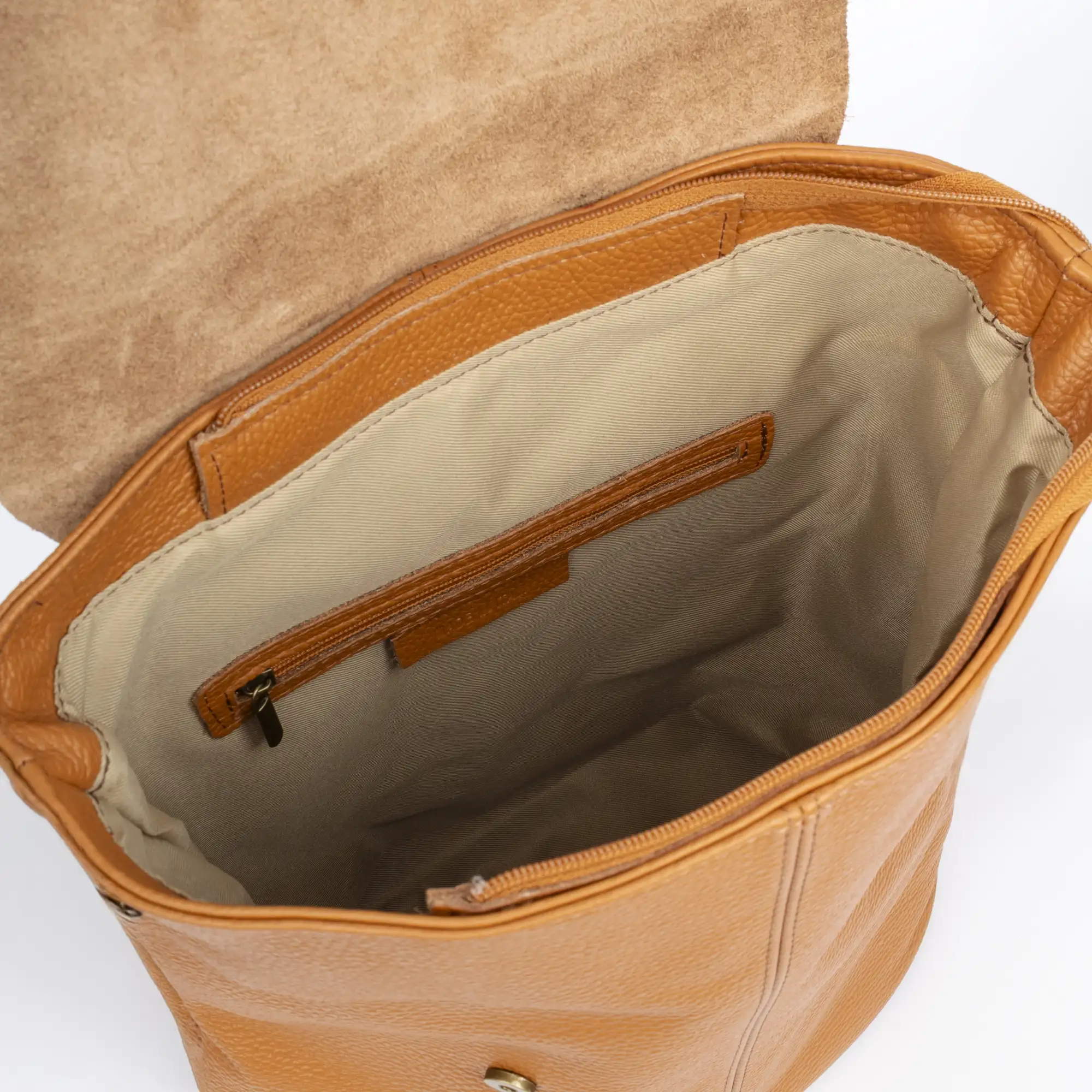 Asia Bolso mochila Mujer. Piel auténtica Dollaro.