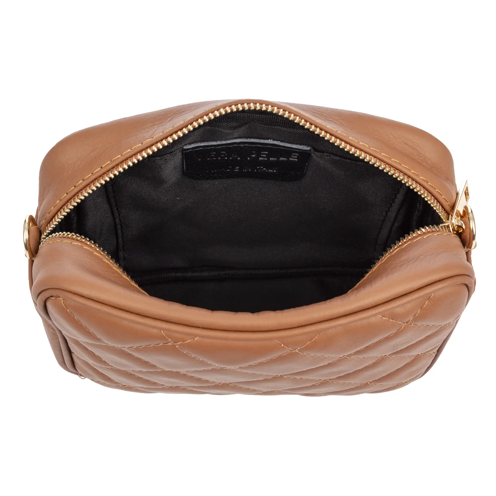 Cleopatra Bolso bandolera Mujer. Piel auténtica Piel Acolchada.