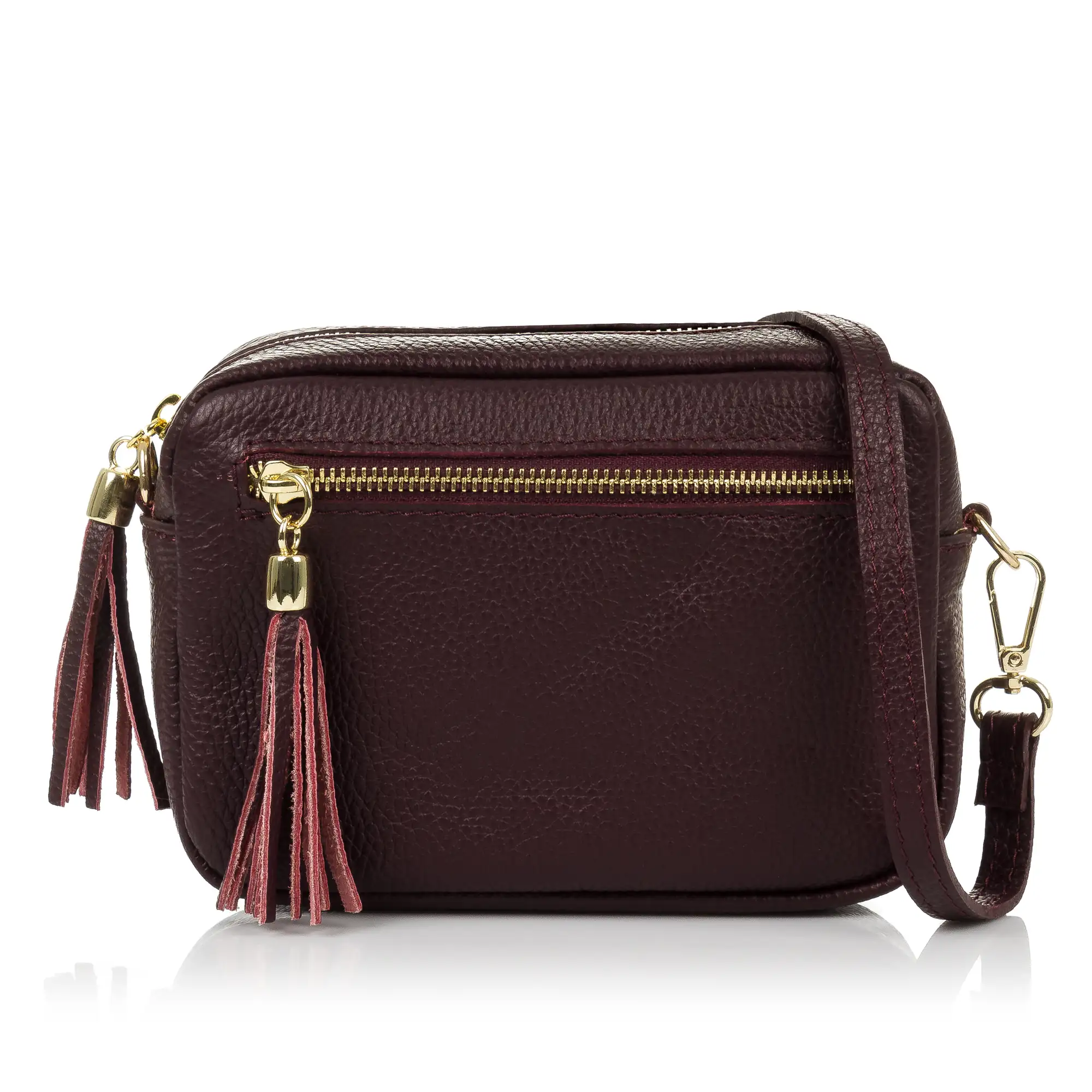 Delfina Bolso bandolera Mujer.Piel auténtica Dollaro  