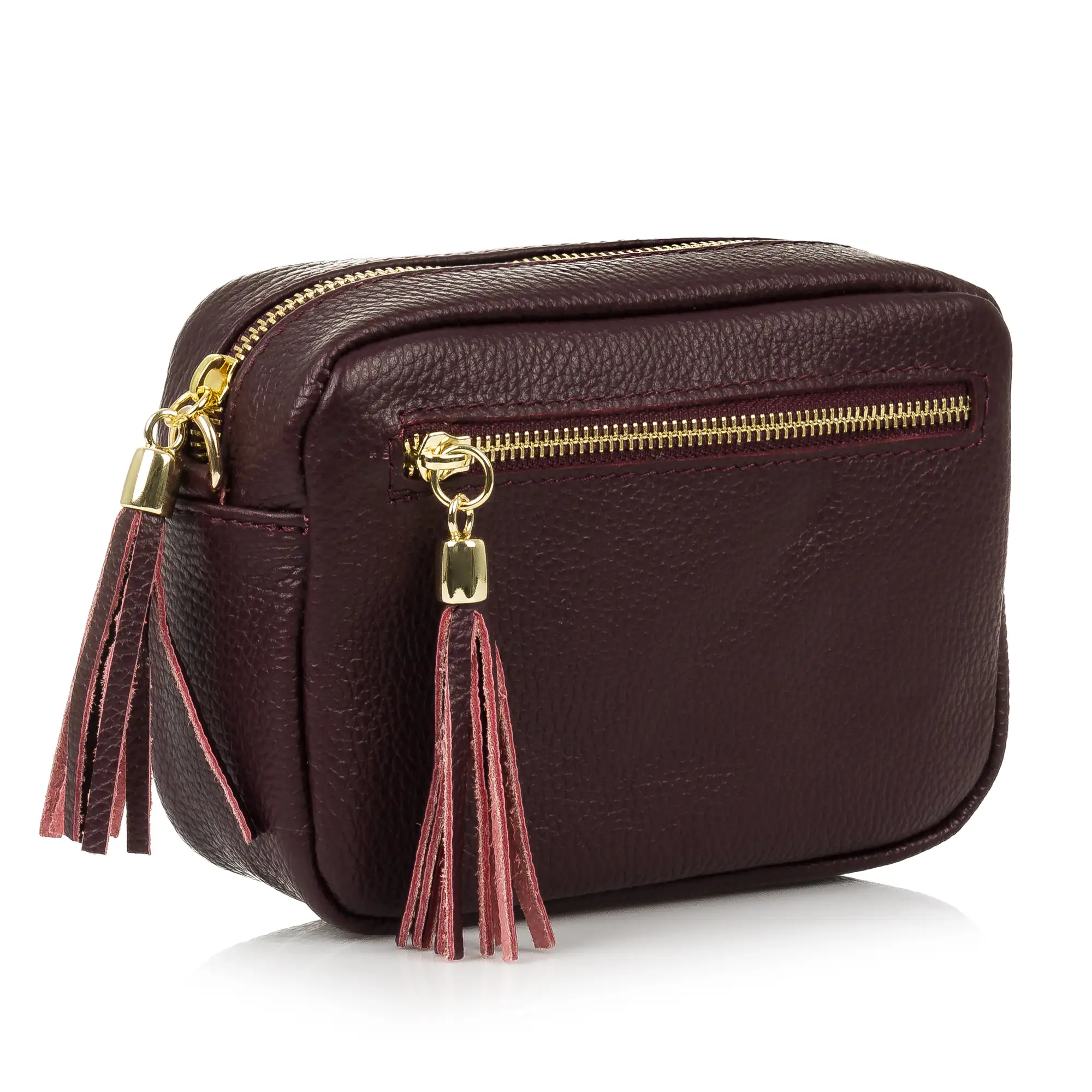 Delfina Bolso bandolera Mujer.Piel auténtica Dollaro  