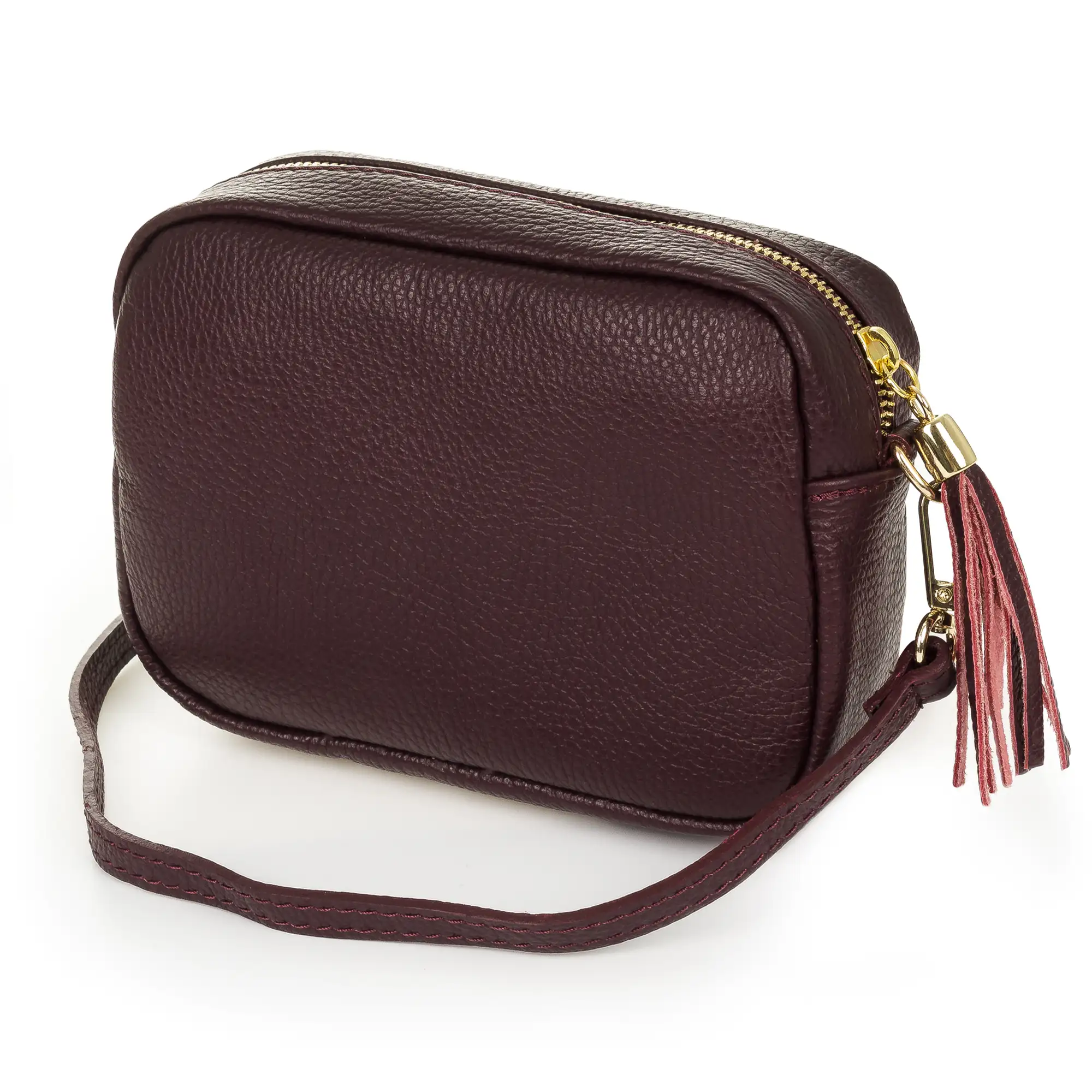 Delfina Bolso bandolera Mujer.Piel auténtica Dollaro  