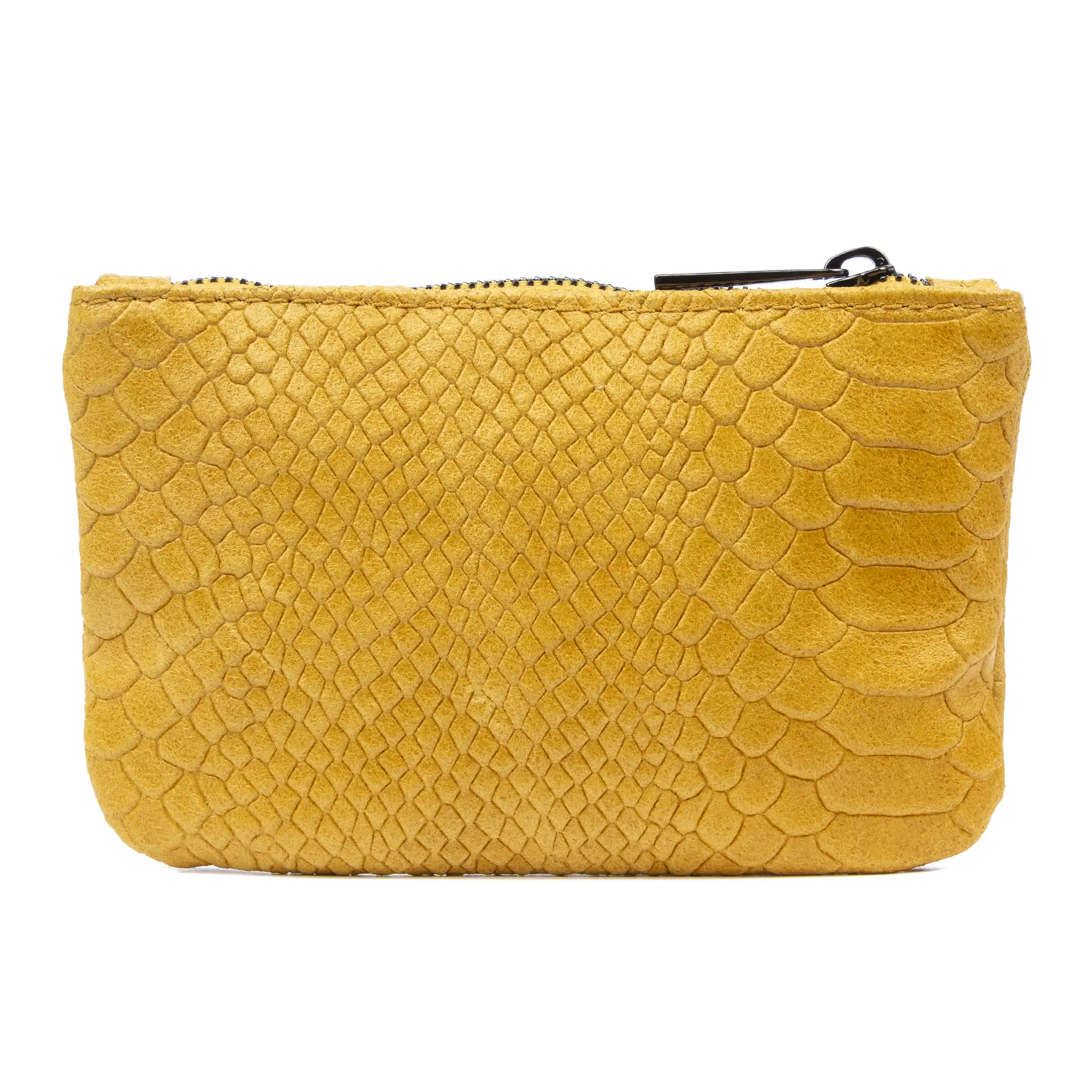Seconda Cartera Mujer Mujer.Piel auténtica Gamuza Grabado Serpiente 