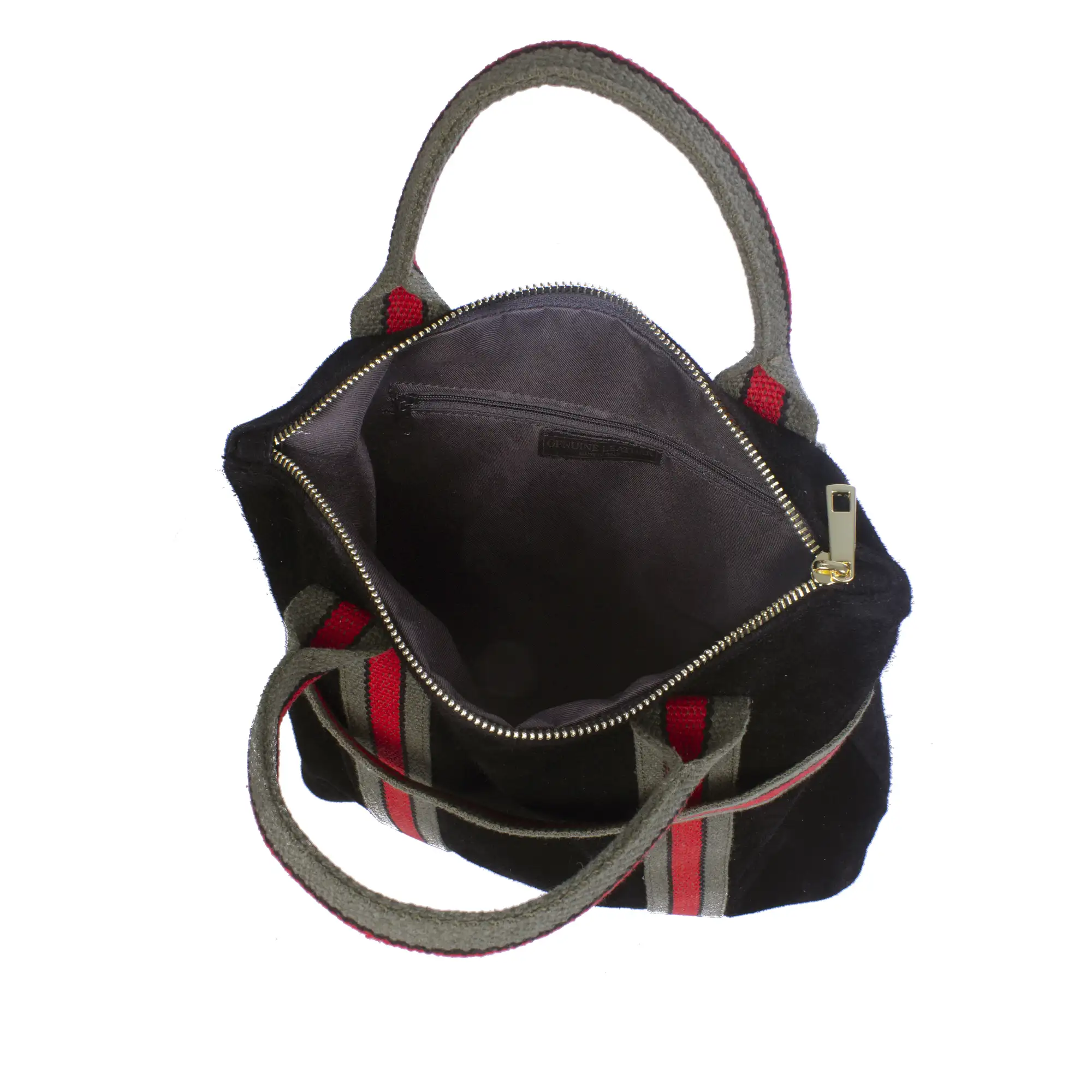 Venusta Bolso mochila Mujer.Piel auténtica Gamuza  Lona Premium Estampado