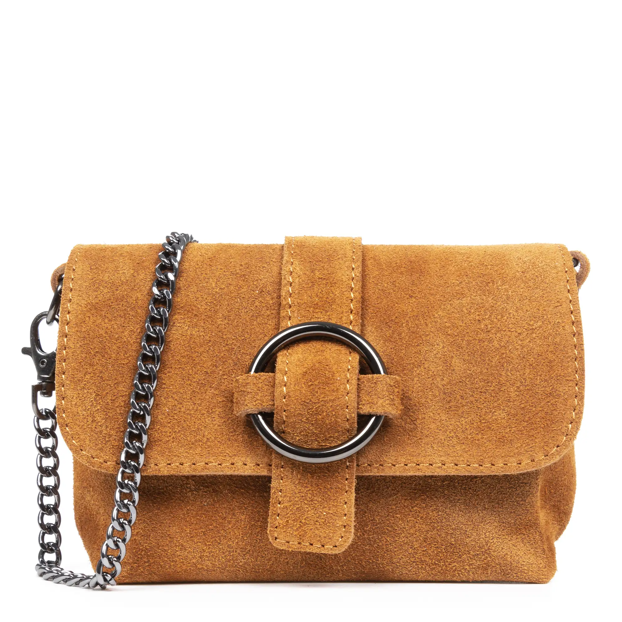 Albertina Bolso bandolera Mujer.Piel auténtica Dollaro.
