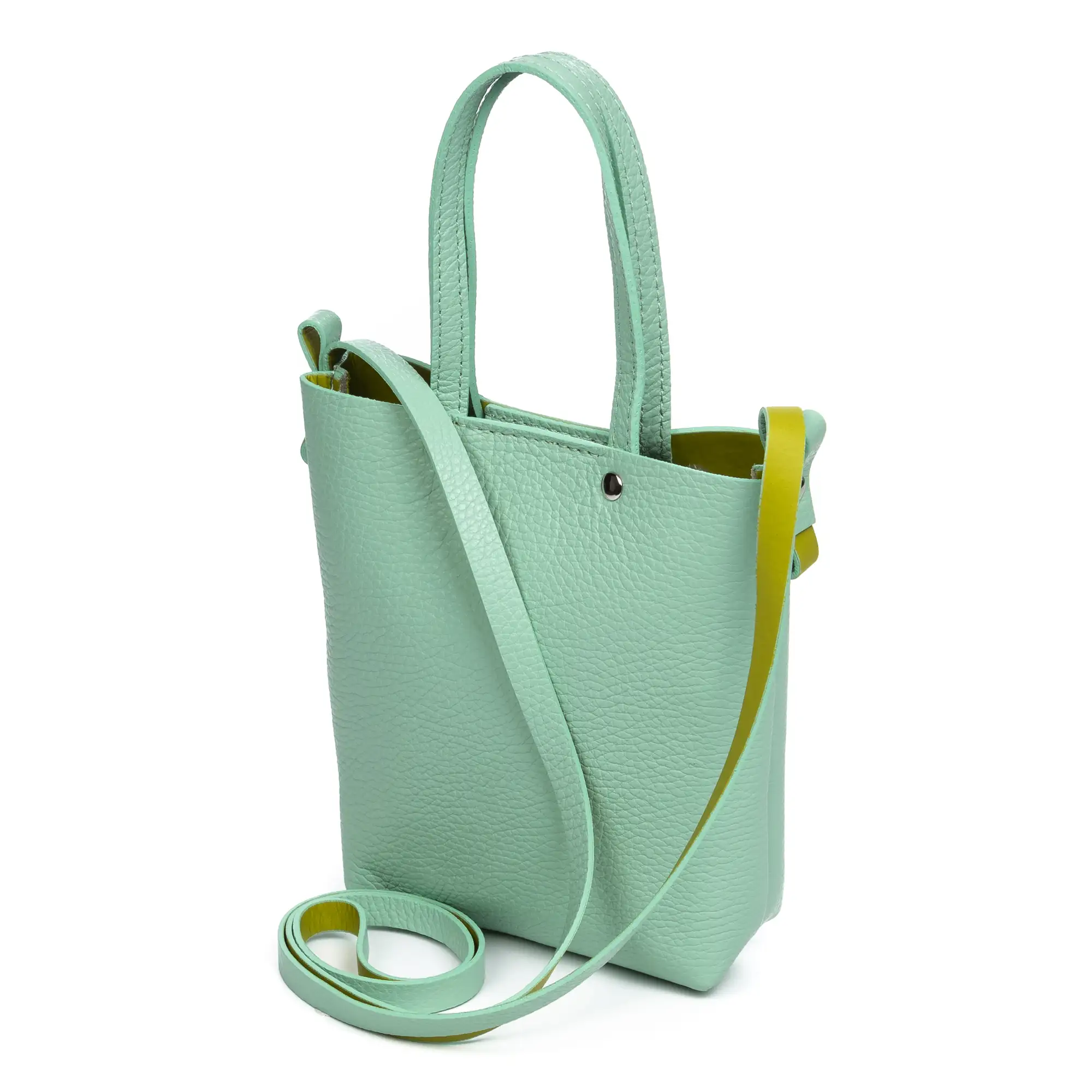 Italia Bolso bandolera Mujer. Piel auténtica Dollaro.