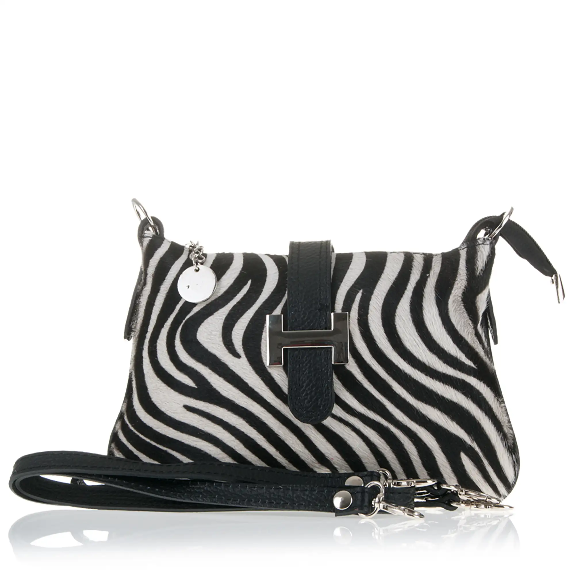 Acquasparta Bolso de mano Mujer. Piel auténtica Dollaro Cavallino