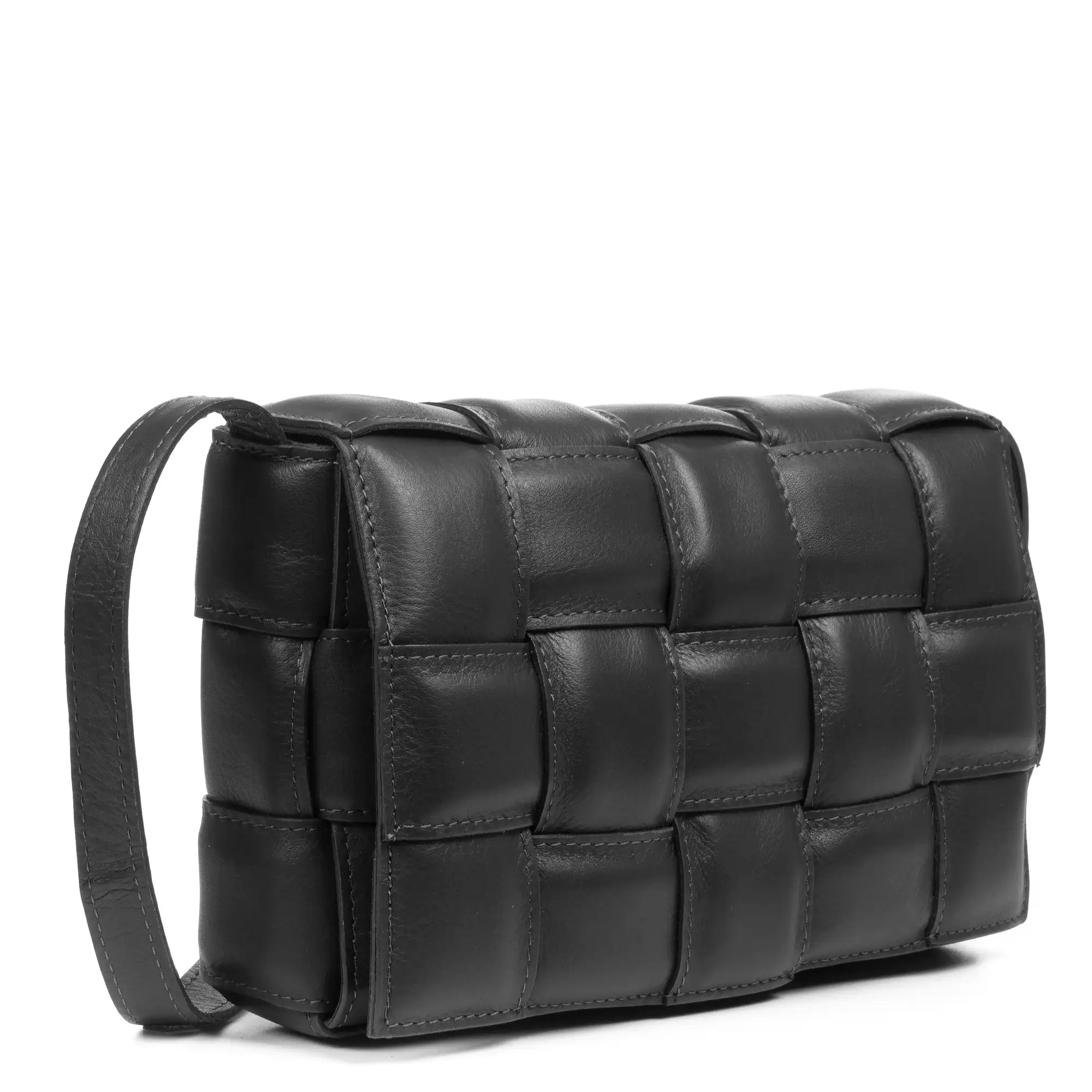 Aglientu Bolso Bandolera Mujer. Piel auténtica Sauvage Acolchado.