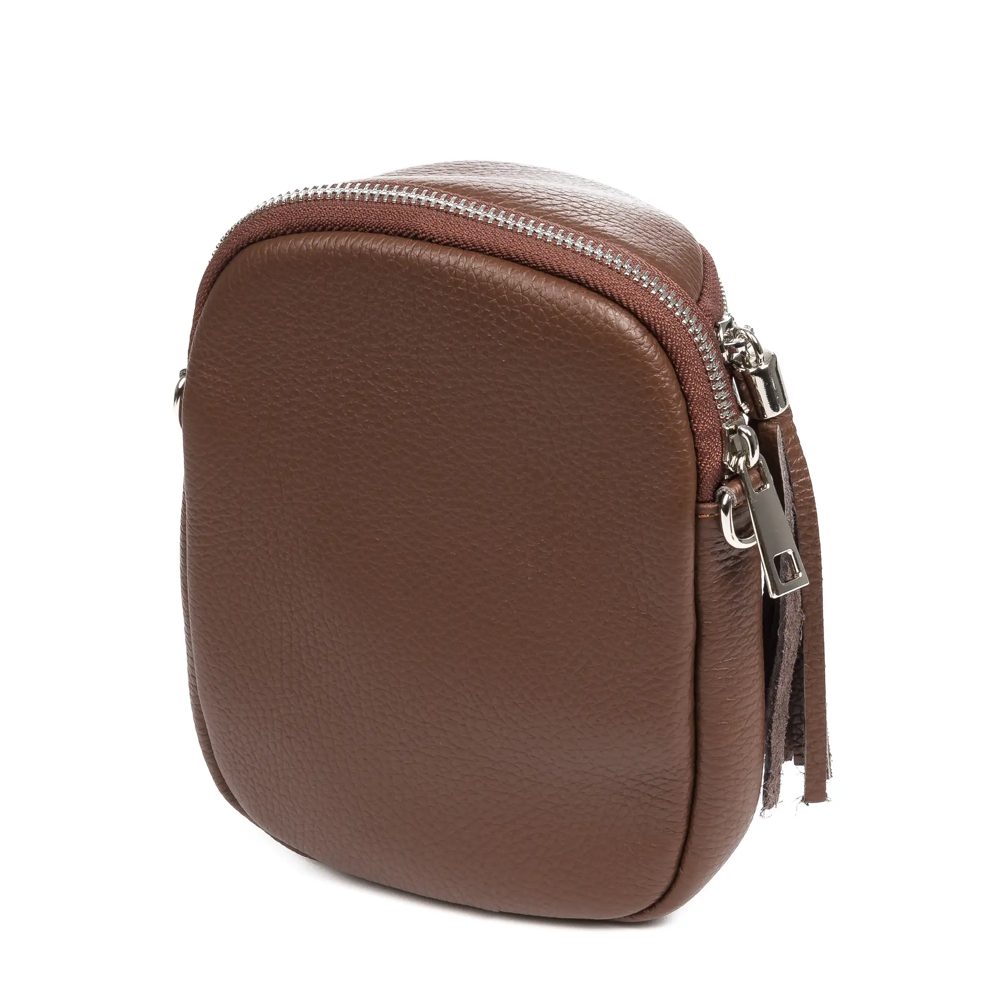 Agugliano bolso bandolera mujer. Piel auténtica Dollaro.