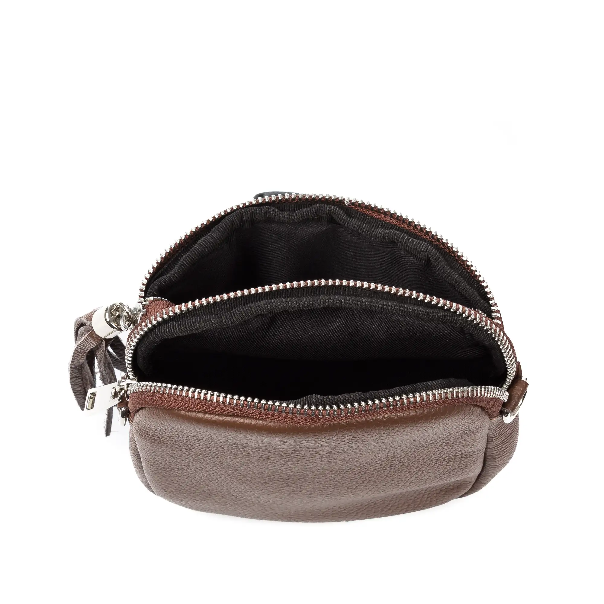 Agugliano bolso bandolera mujer. Piel auténtica Dollaro.