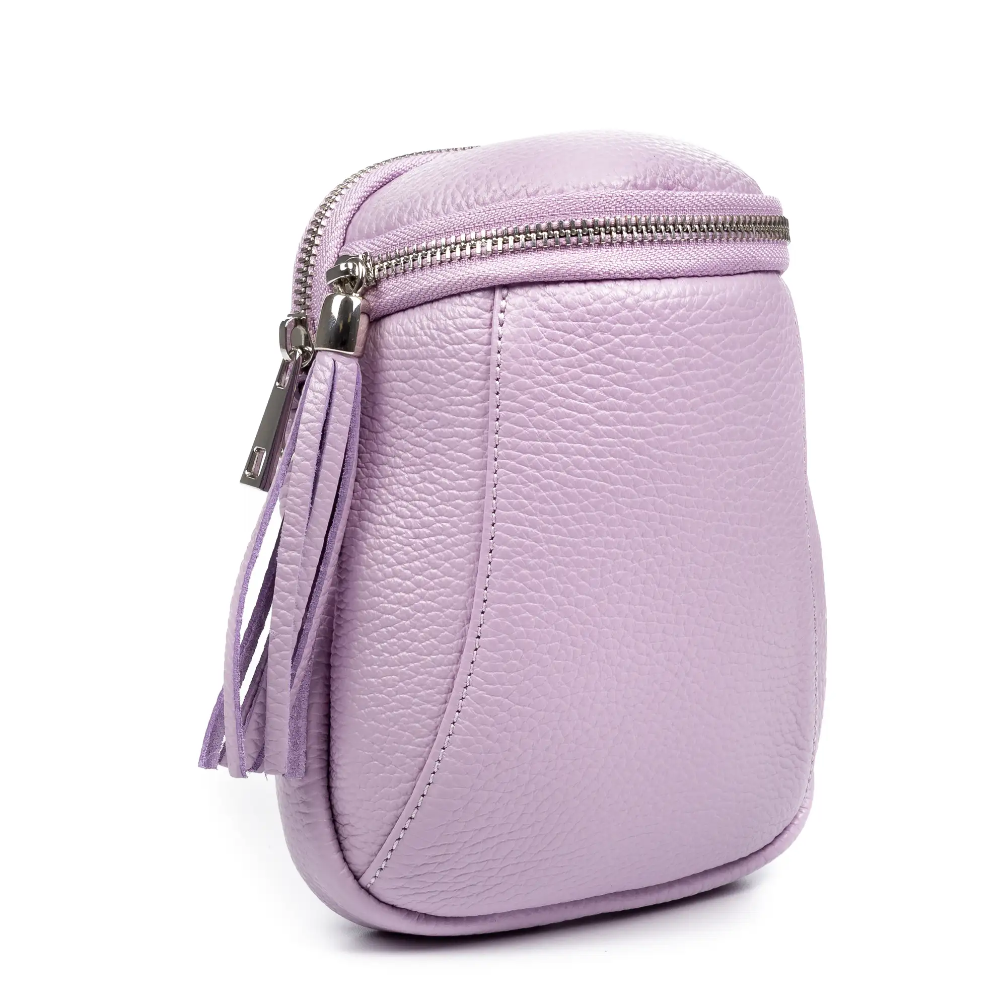 Agugliano bolso bandolera mujer. Piel auténtica acabado Dollaro.