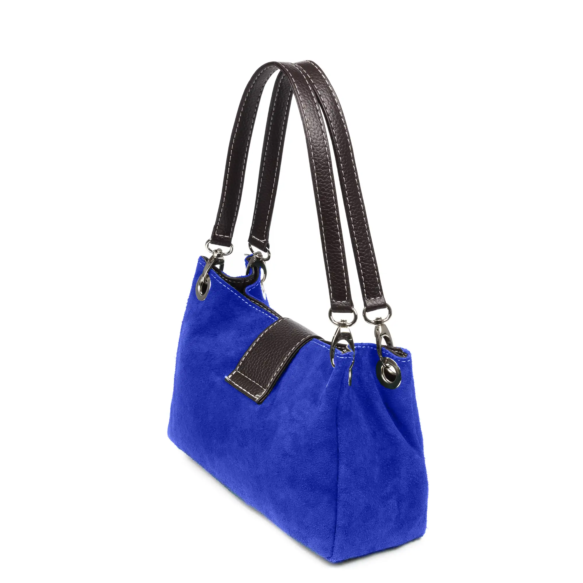 Aicurzio Bolso de hombro Mujer. Piel auténtica Gamuza Dollaro