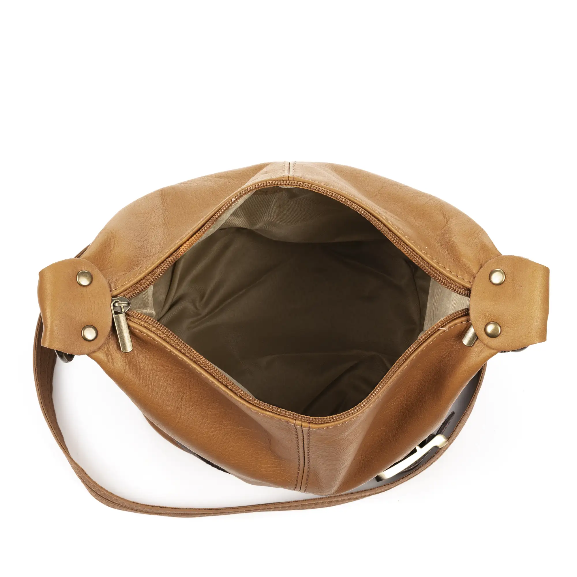 Alvito bolso bandolera-mochila  Mujer. Piel auténtica-Sauvage.