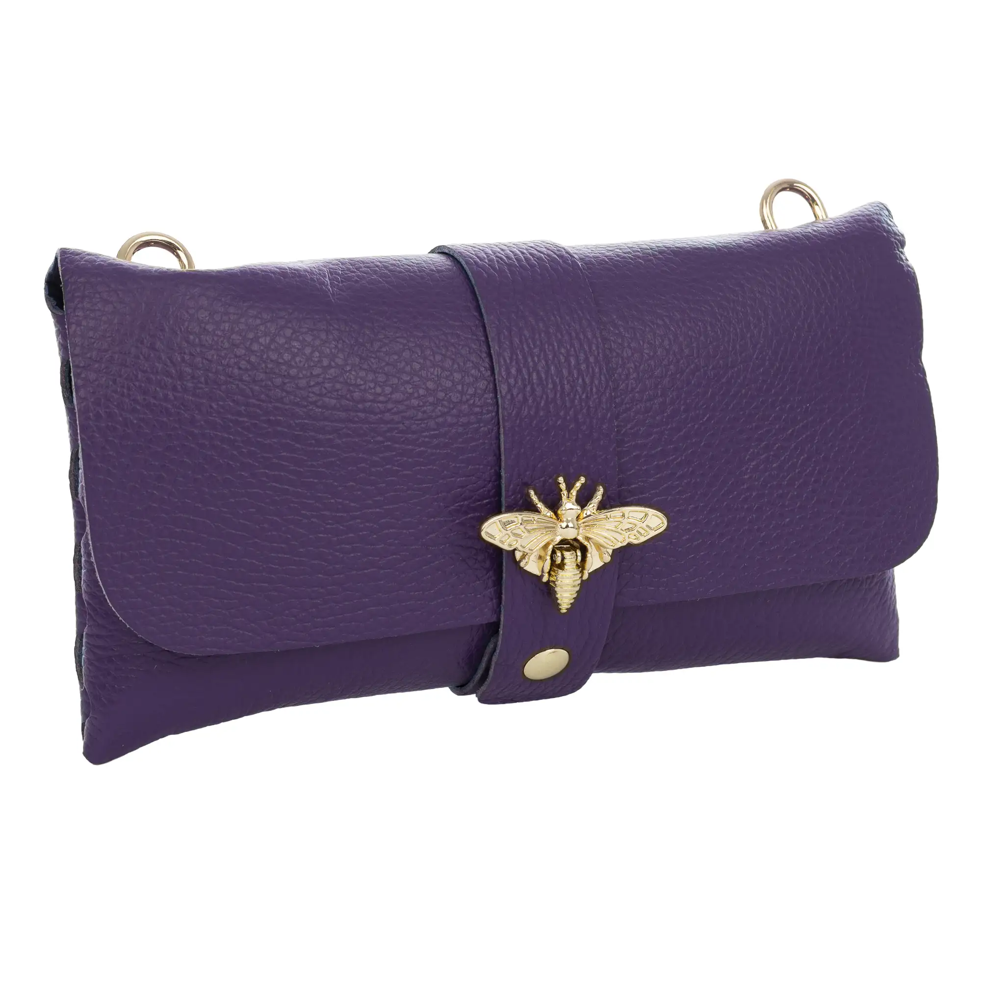 Amaseno bolso bandolera mujer. Piel auténtica Dollaro.