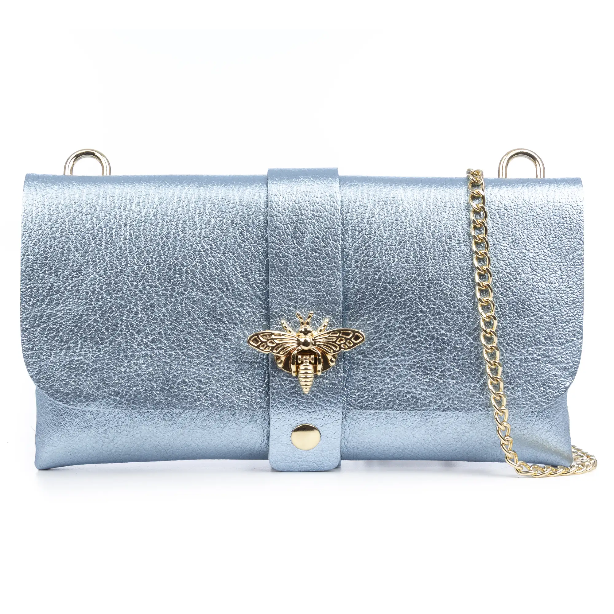 Amaseno bolso bandolera mujer. Piel auténtica Gamuza Lacada.