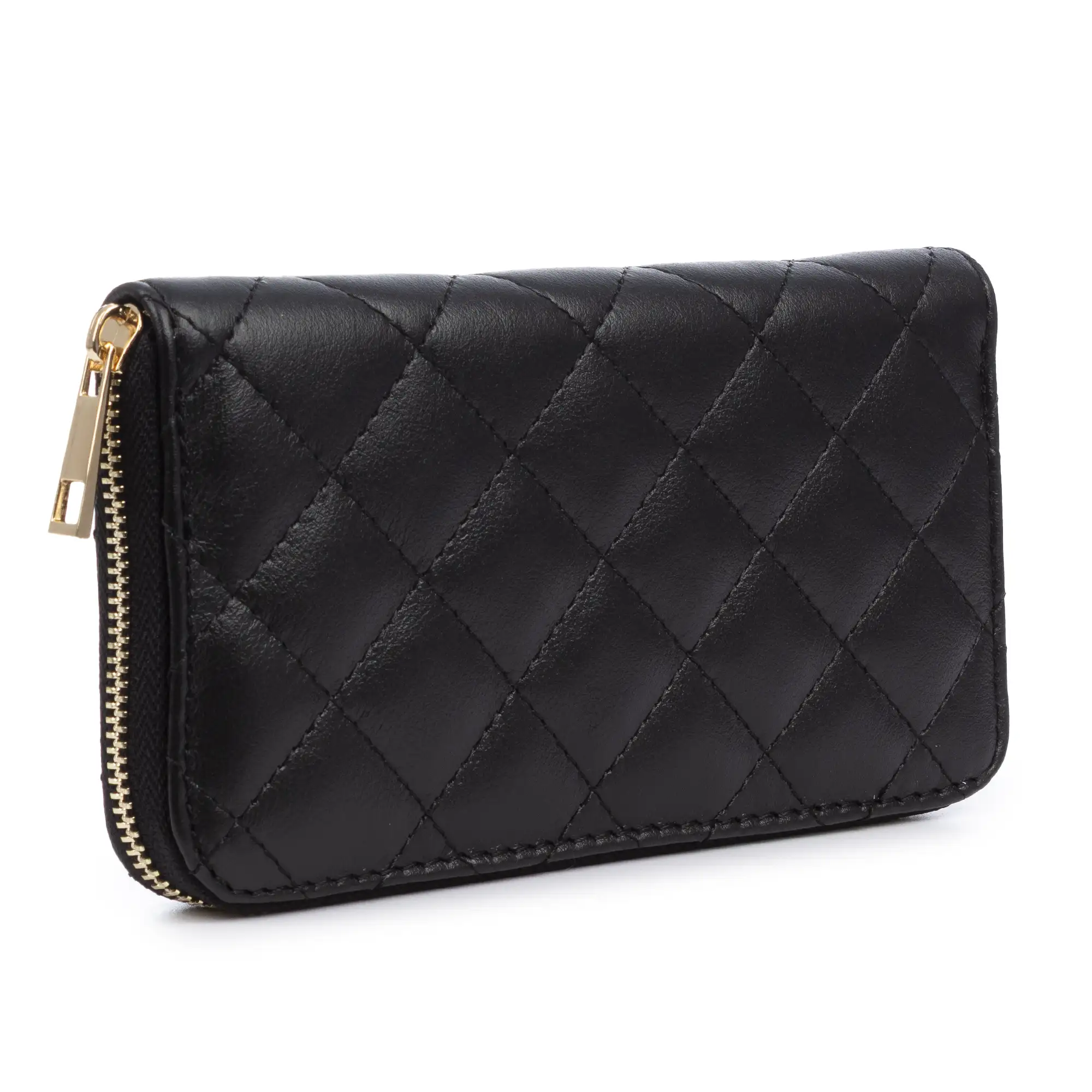 Andali cartera mujer. Piel auténtica acabado Sauvage acolchado.