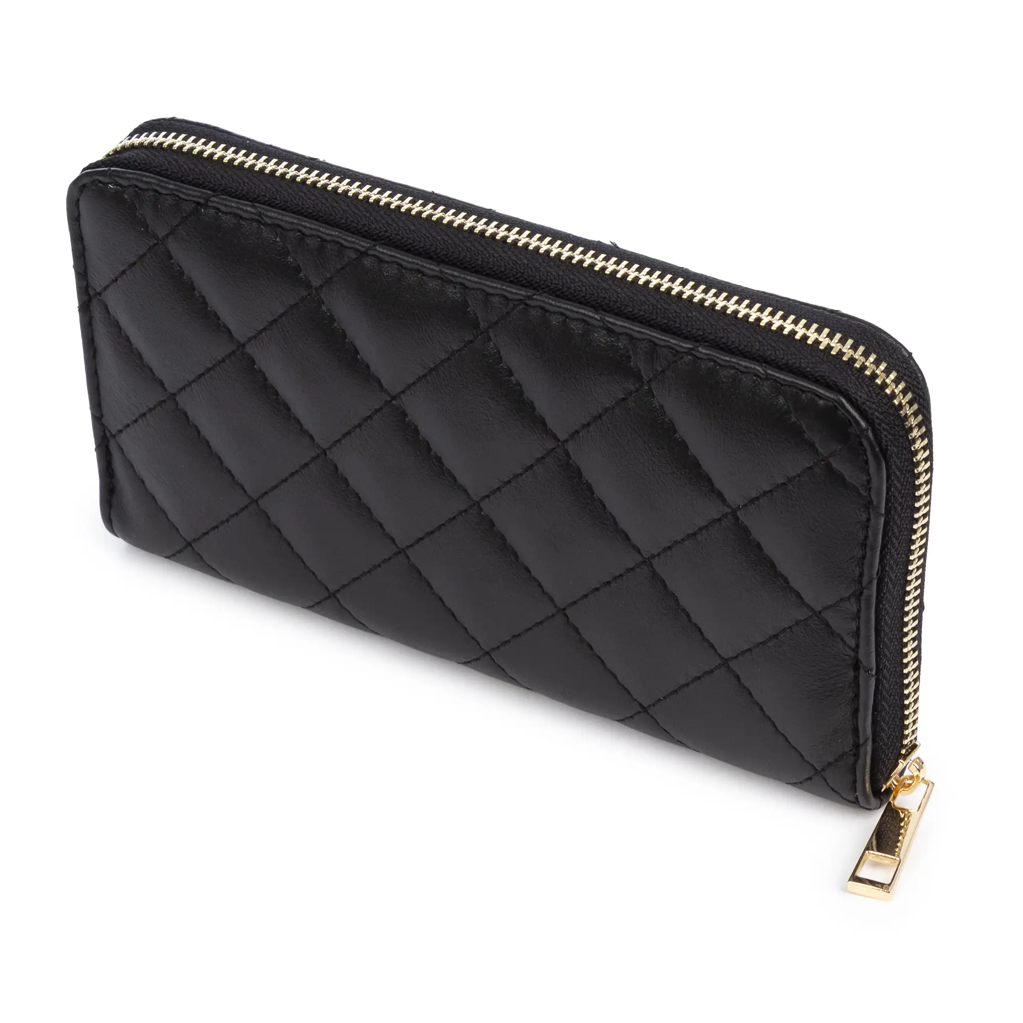Andali cartera mujer. Piel auténtica acabado Sauvage acolchado.