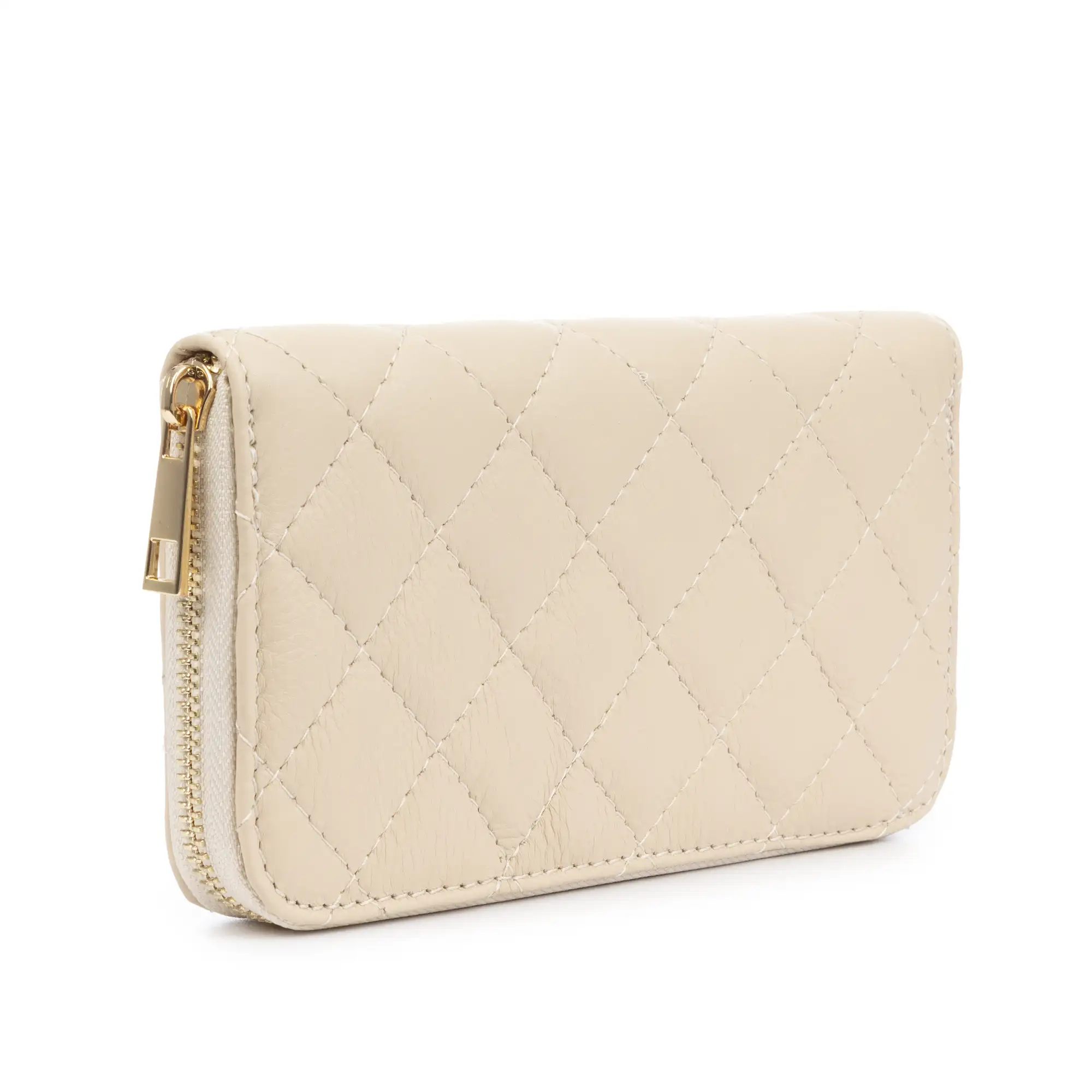 Andali cartera mujer. Piel auténtica acabado Sauvage acolchado.