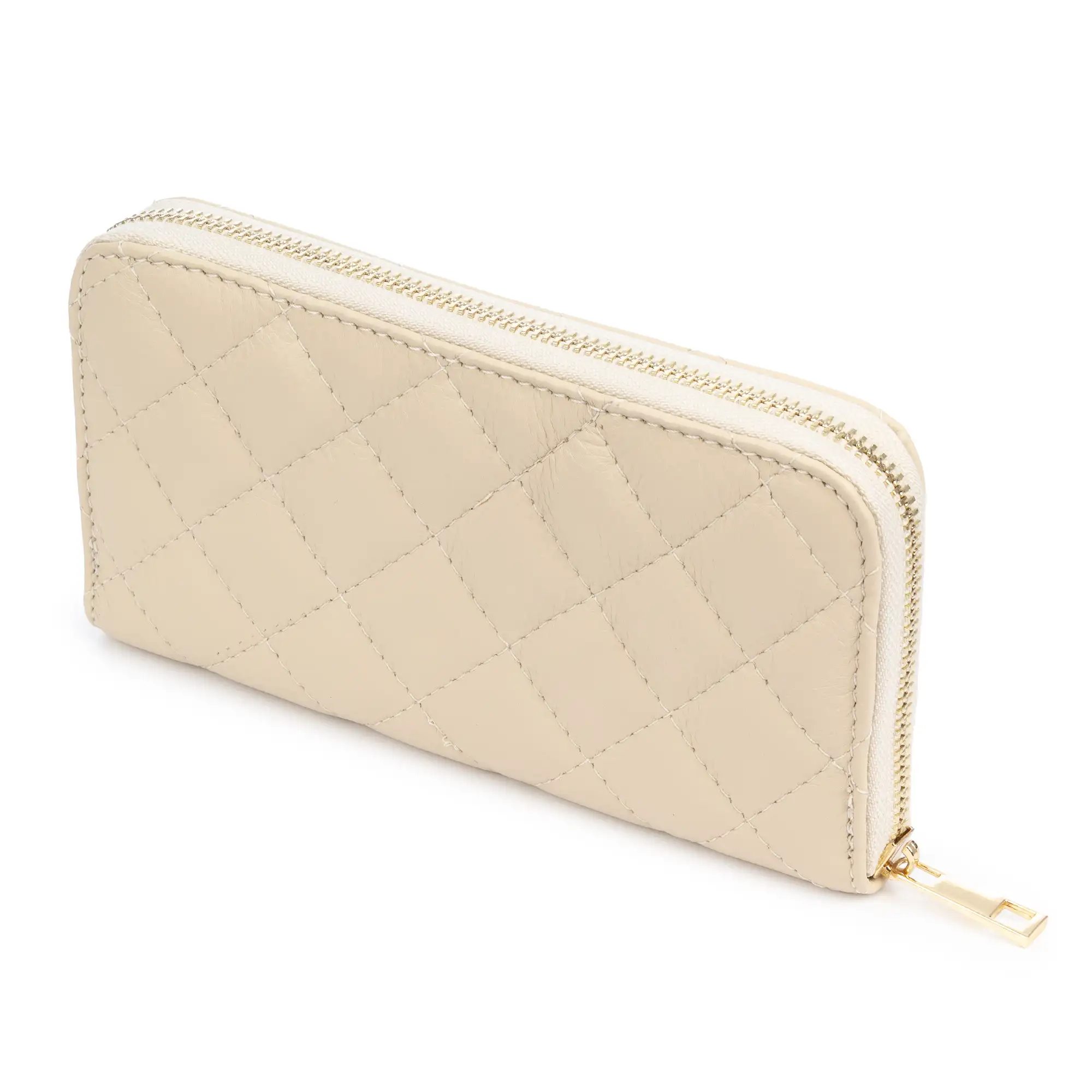 Andali cartera mujer. Piel auténtica acabado Sauvage acolchado.