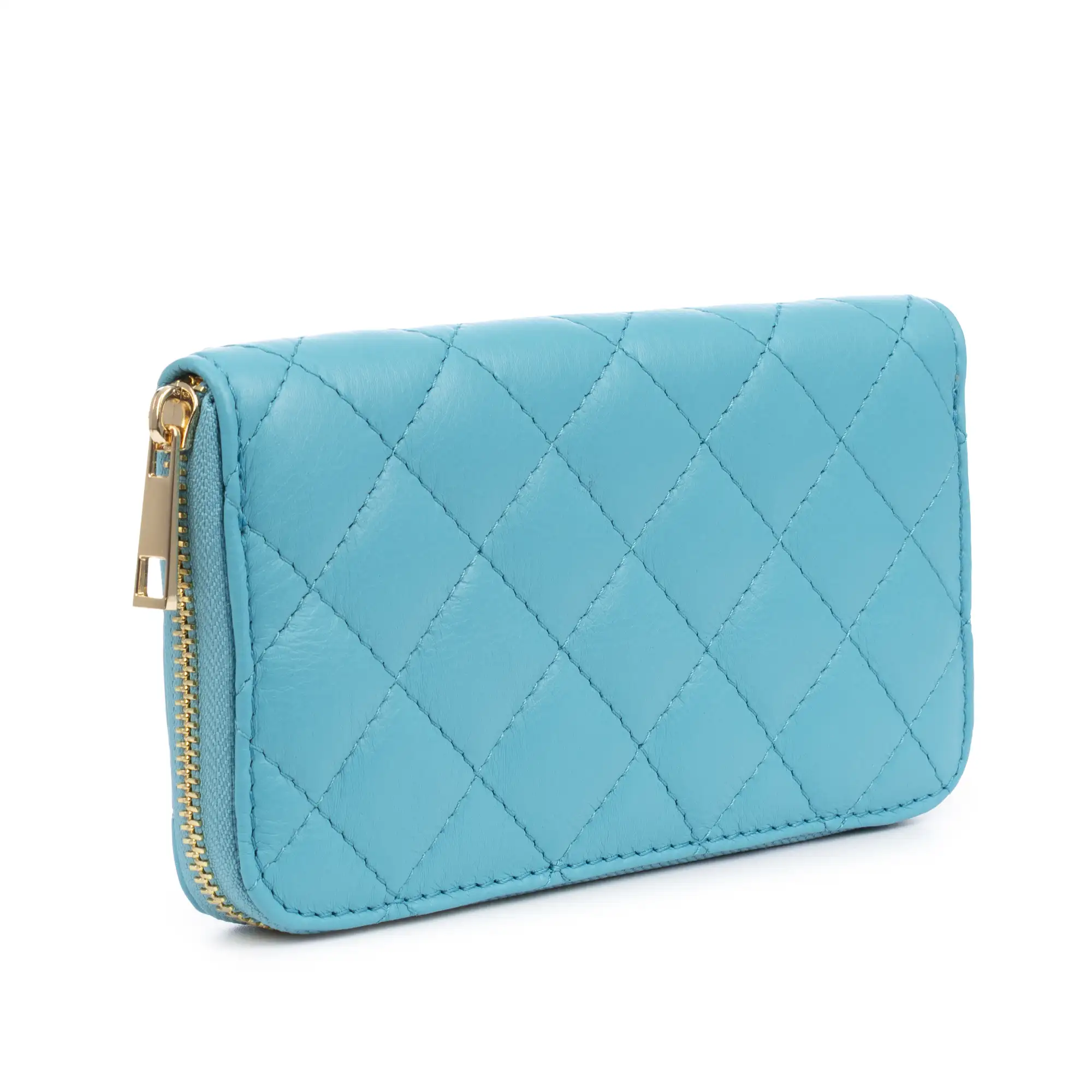 Andali cartera mujer. Piel auténtica acabado Sauvage acolchado.