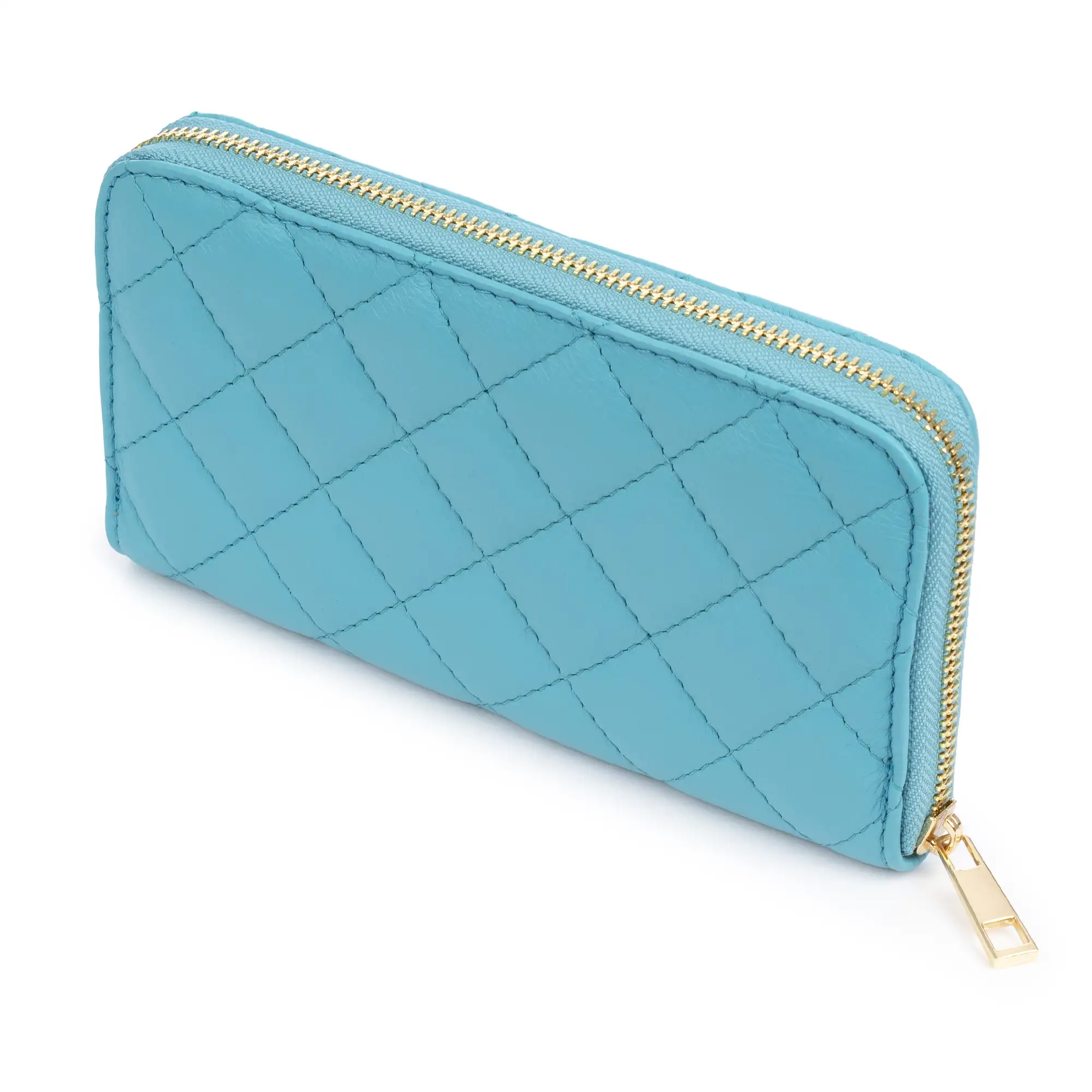 Andali cartera mujer. Piel auténtica acabado Sauvage acolchado.