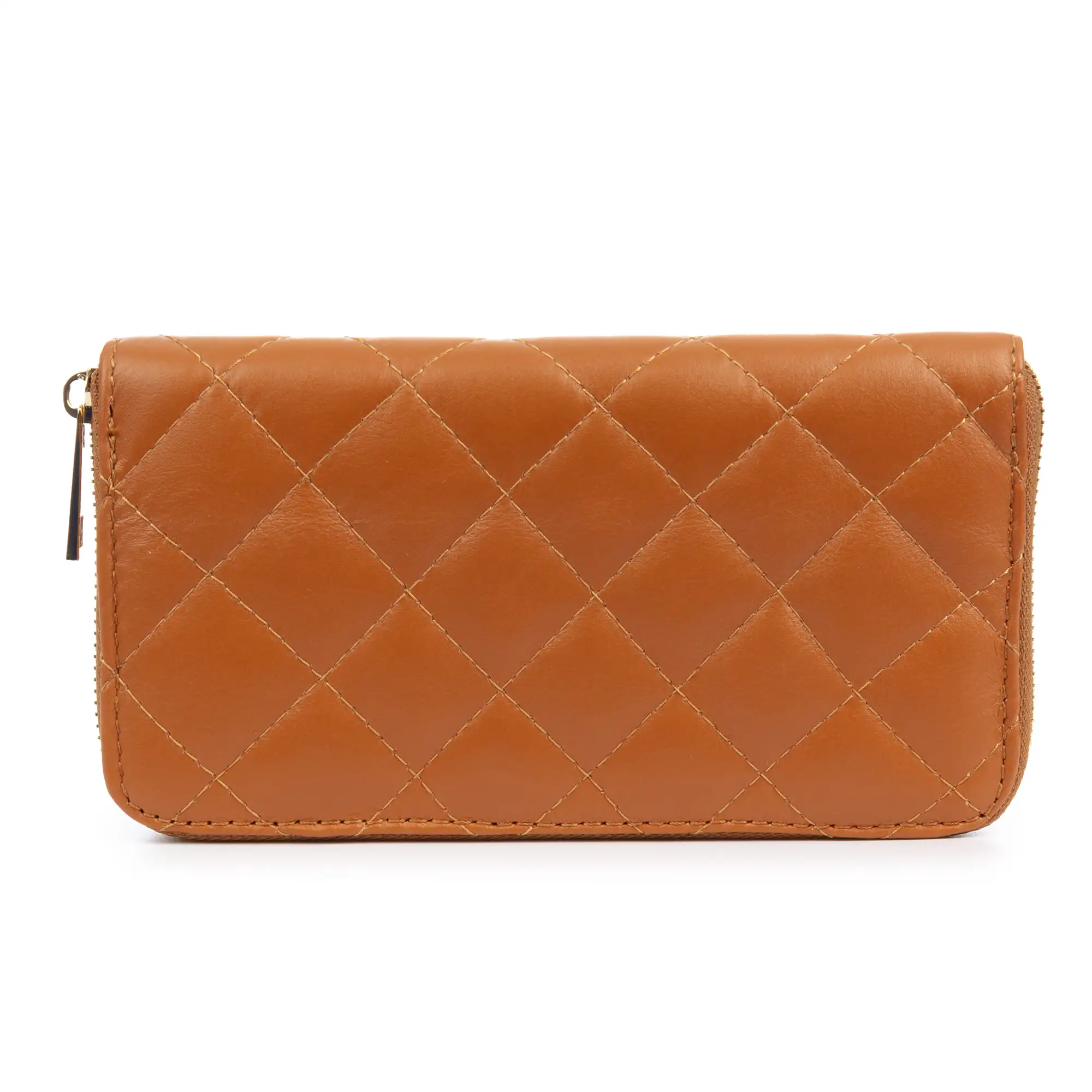 Andali cartera mujer. Piel auténtica acabado Sauvage acolchado.