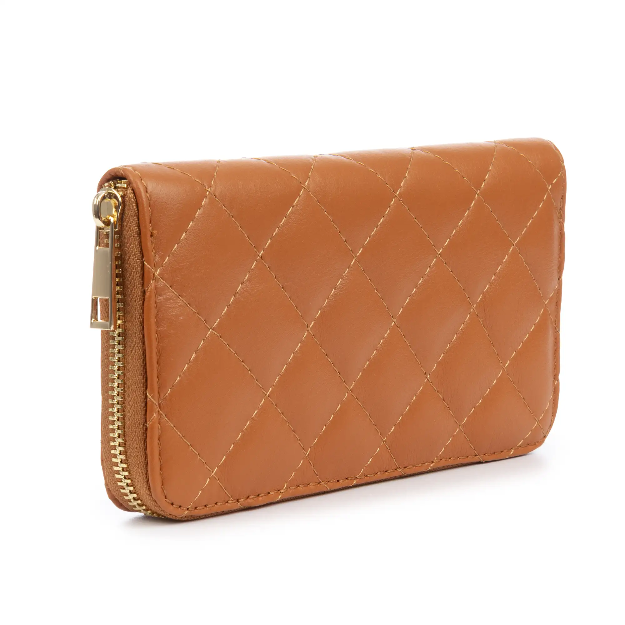 Andali cartera mujer. Piel auténtica acabado Sauvage acolchado.