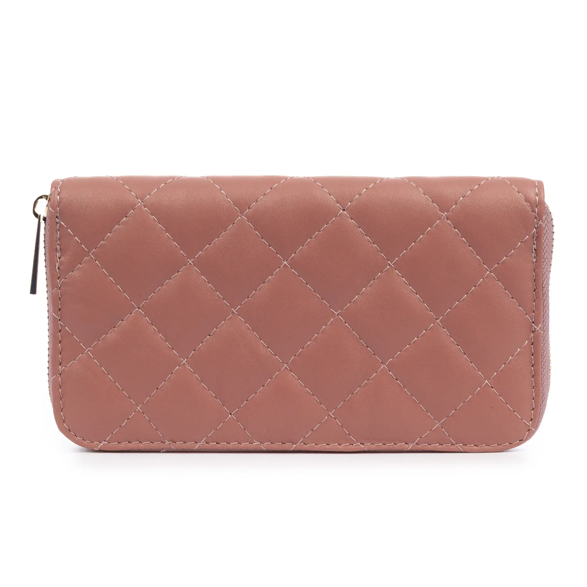Andali cartera mujer. Piel auténtica acabado Sauvage acolchado.
