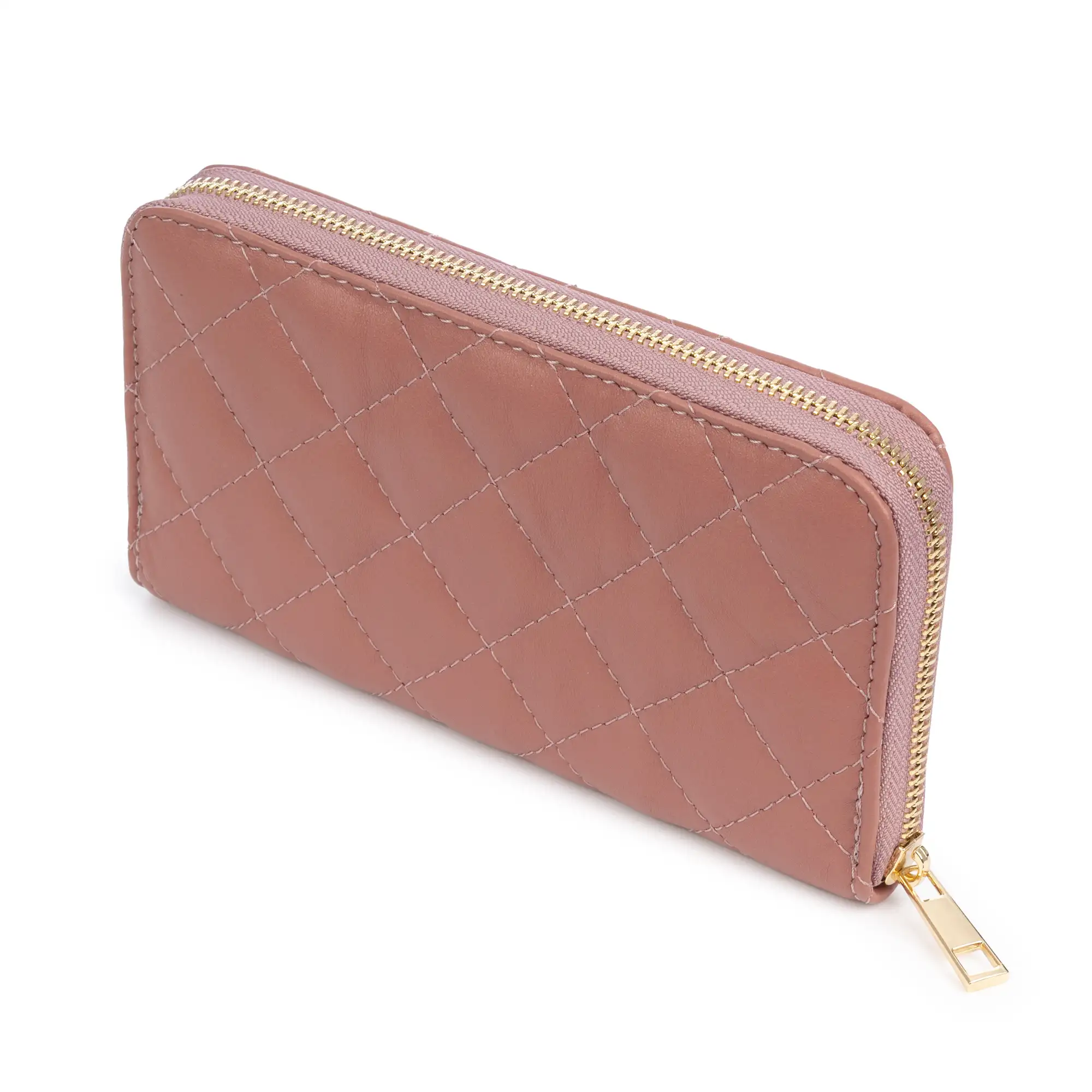 Andali cartera mujer. Piel auténtica acabado Sauvage acolchado.
