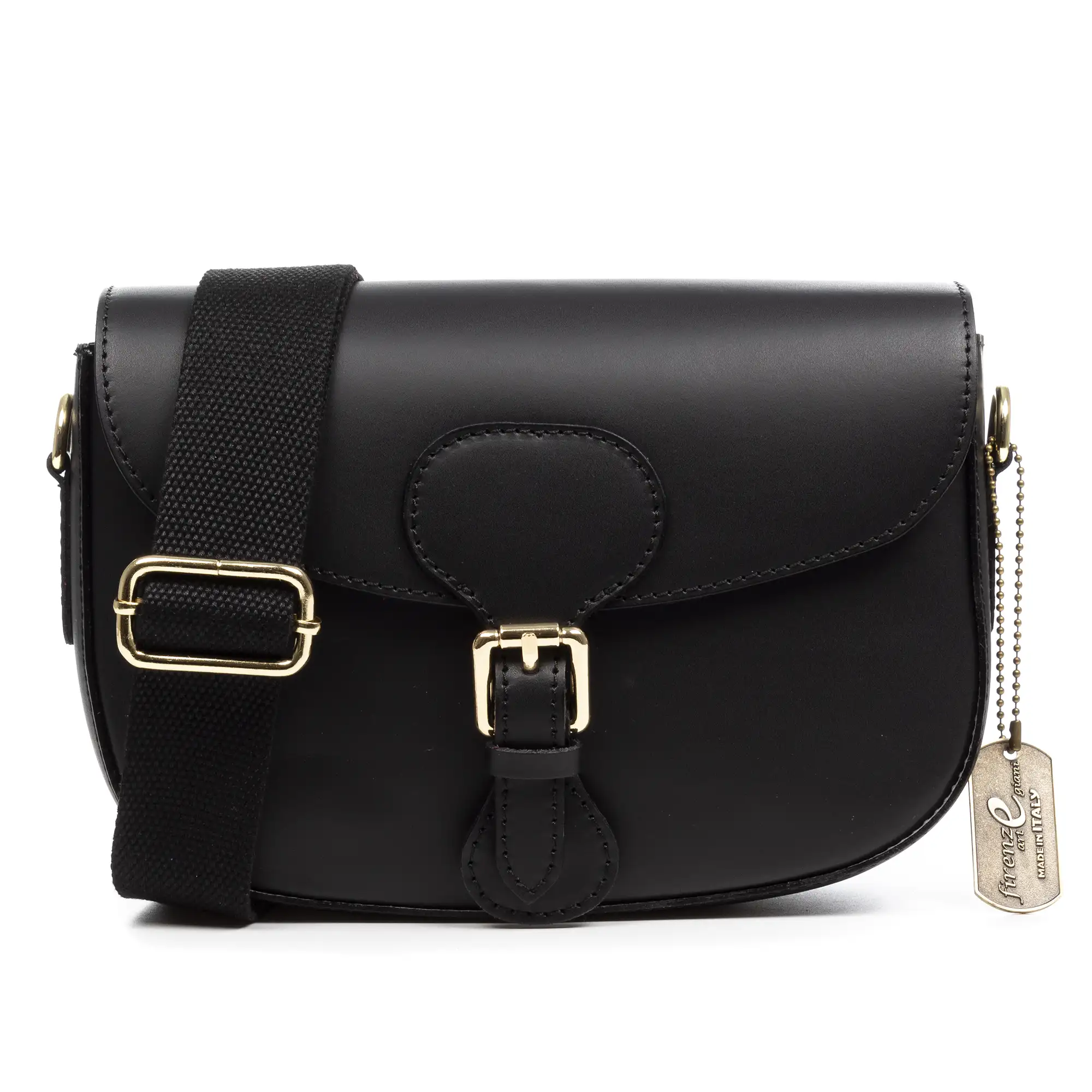 Anghiari bolso bandolera mujer. Piel auténtica acabado Ruga