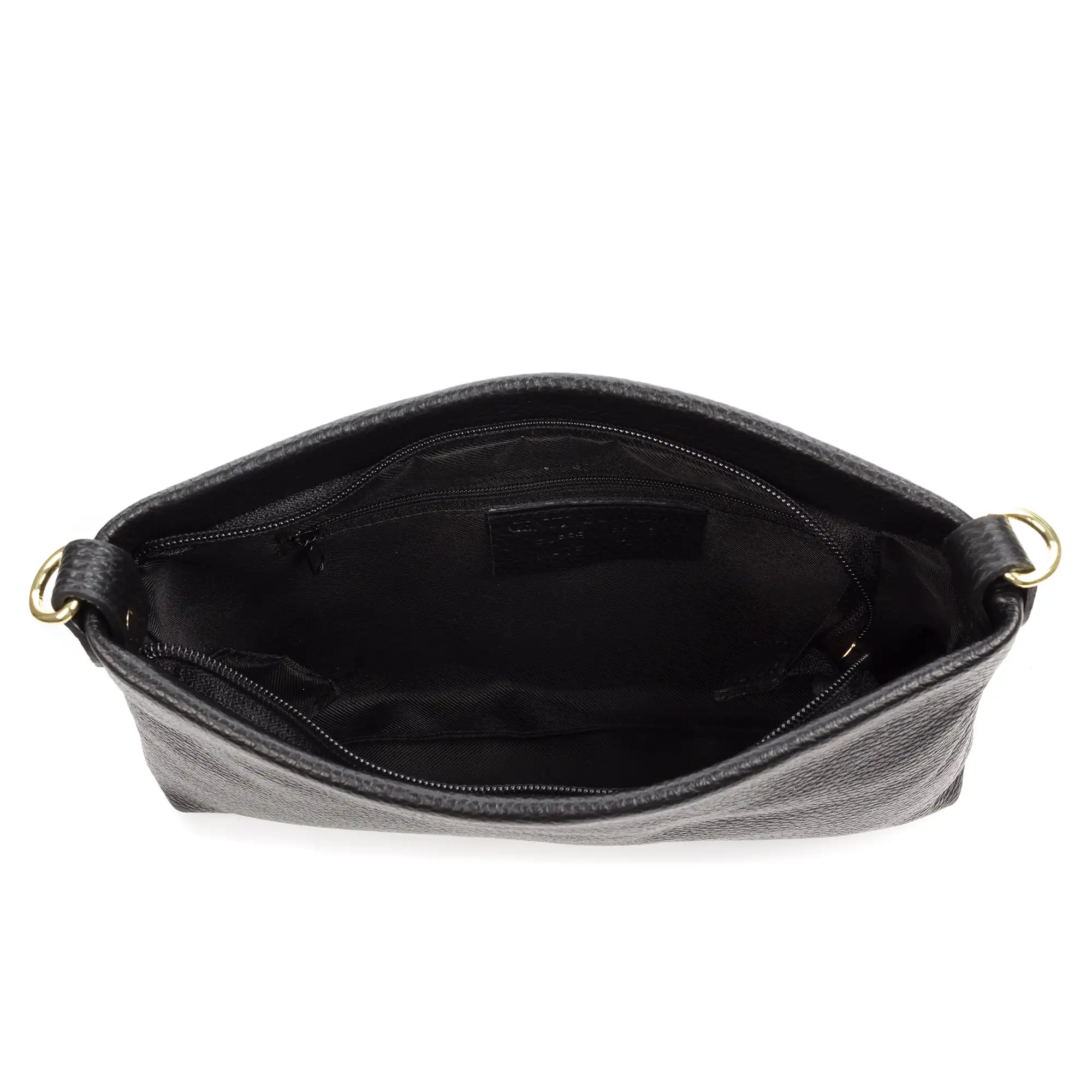 Angri bolso bandolera mujer. Piel auténtica acabado Dollaro